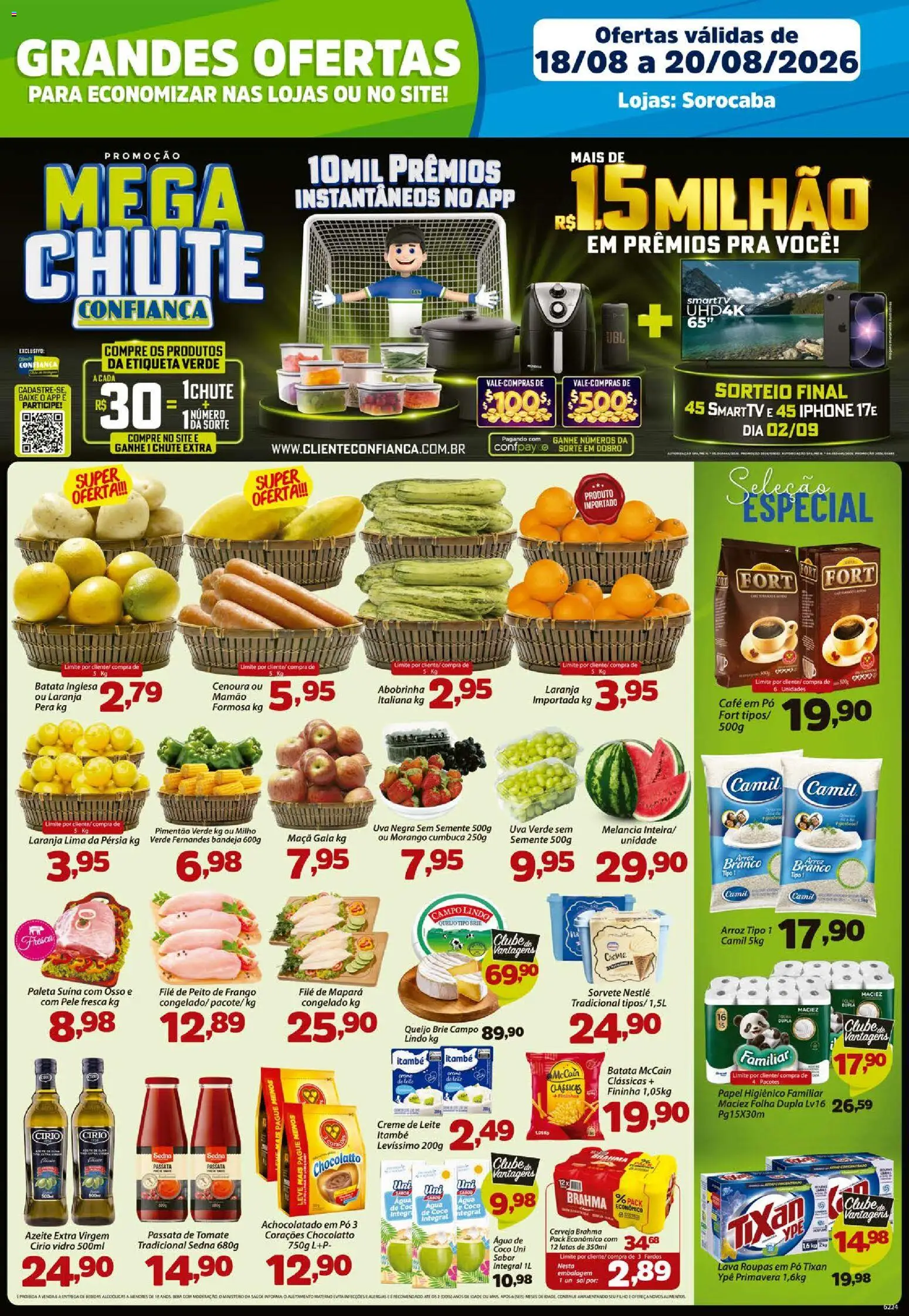 Pré-Visualização do folheto "Confiança - Ofertas da semana" da loja Confiança válido a partir de 18/08/2026