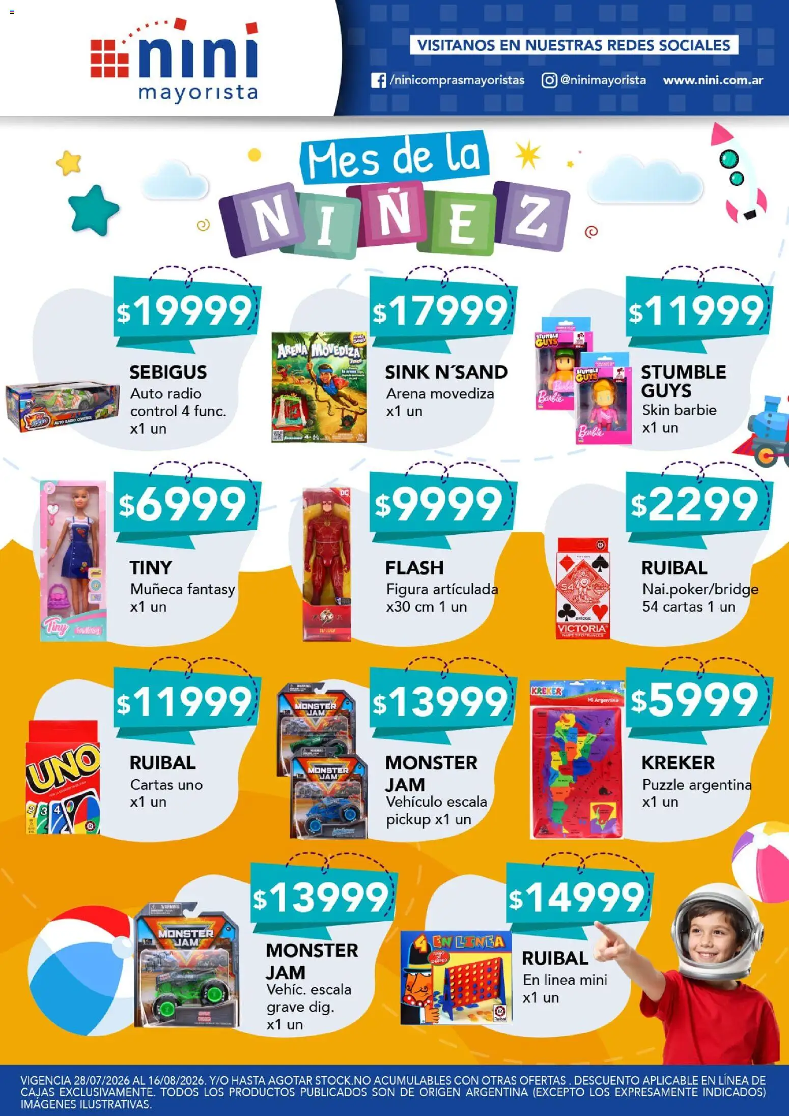 Vista previa del folleto de la tienda NINI Mayorista válido desde el 28/07/2026 