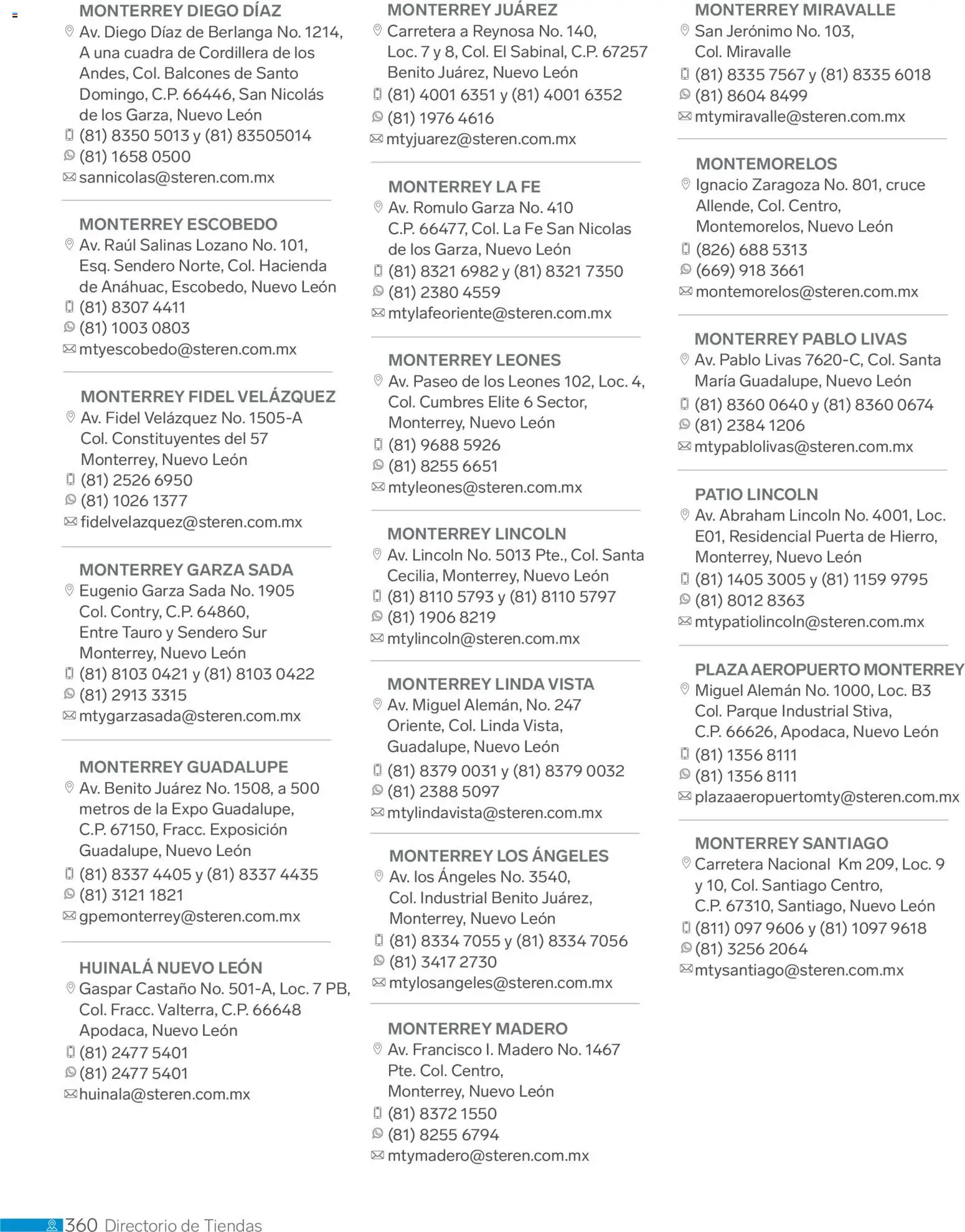 Vista previa las ofertas de la tienda Steren - Catálogo desde el 01/01/2026 