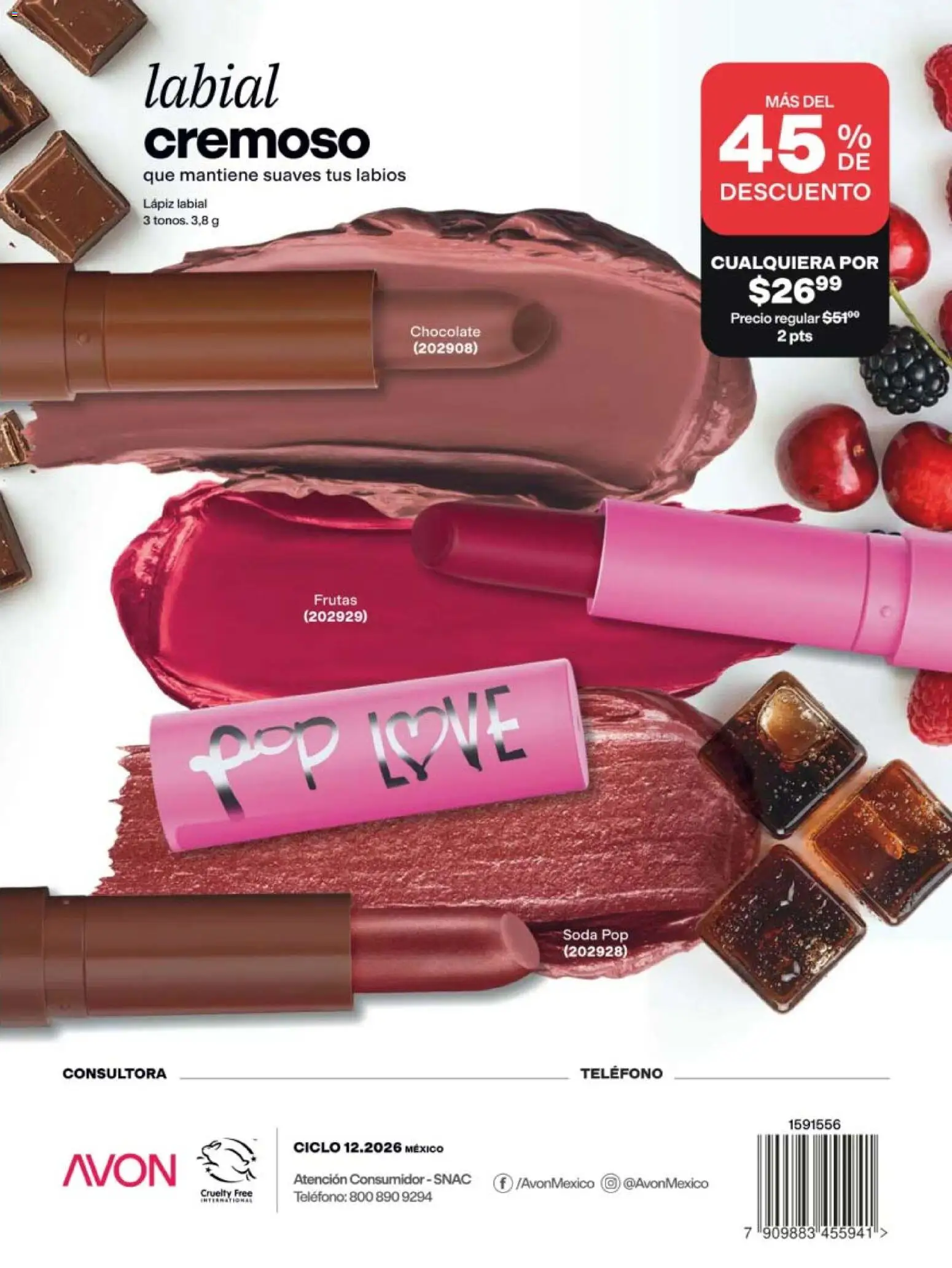 Vista previa las ofertas de la tienda AVON - AVON campaña 12 2026 desde el 31/07/2026 