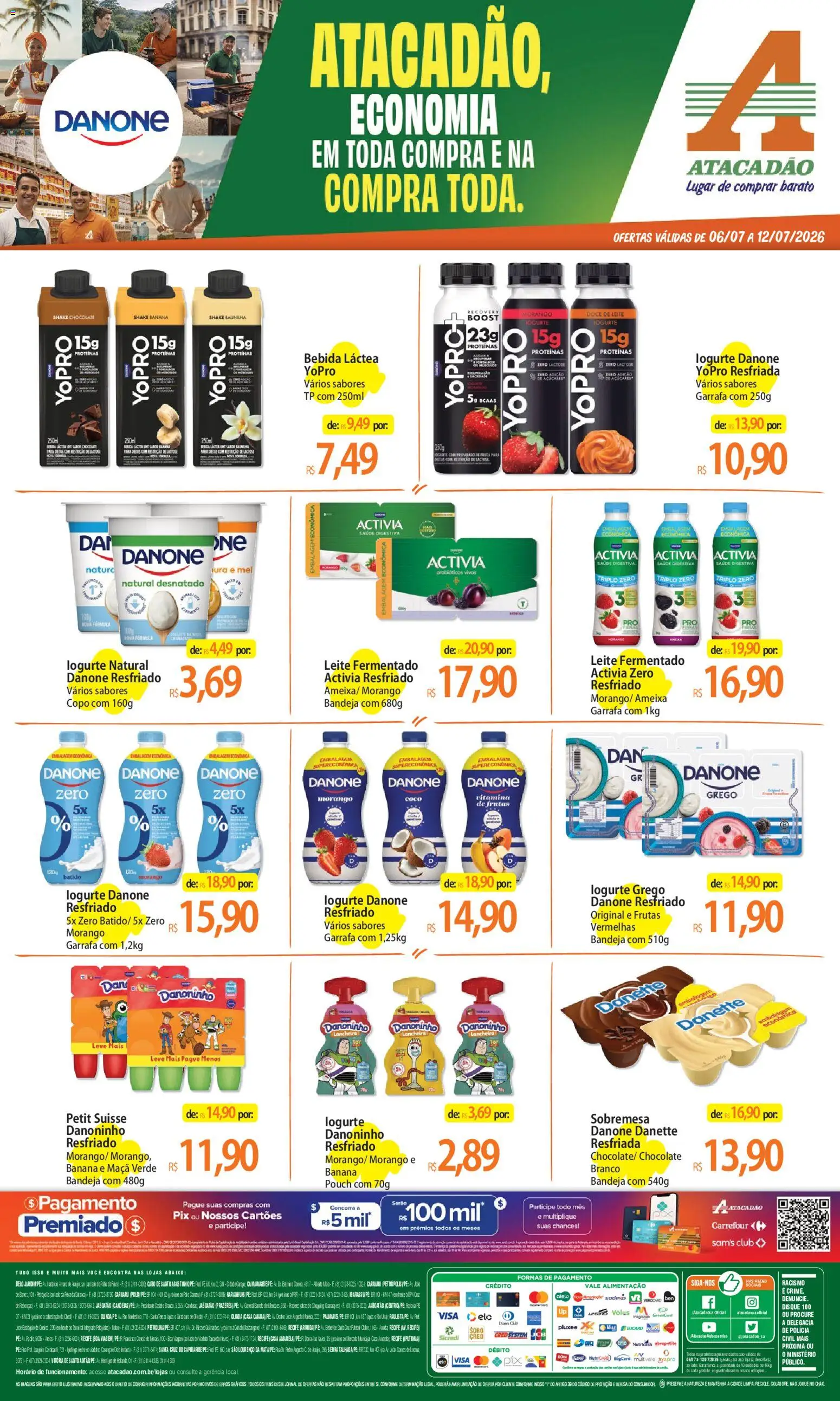 Pré-Visualização do folheto "Atacadão ofertas - PE" da loja Atacadão válido a partir de 06/07/2026