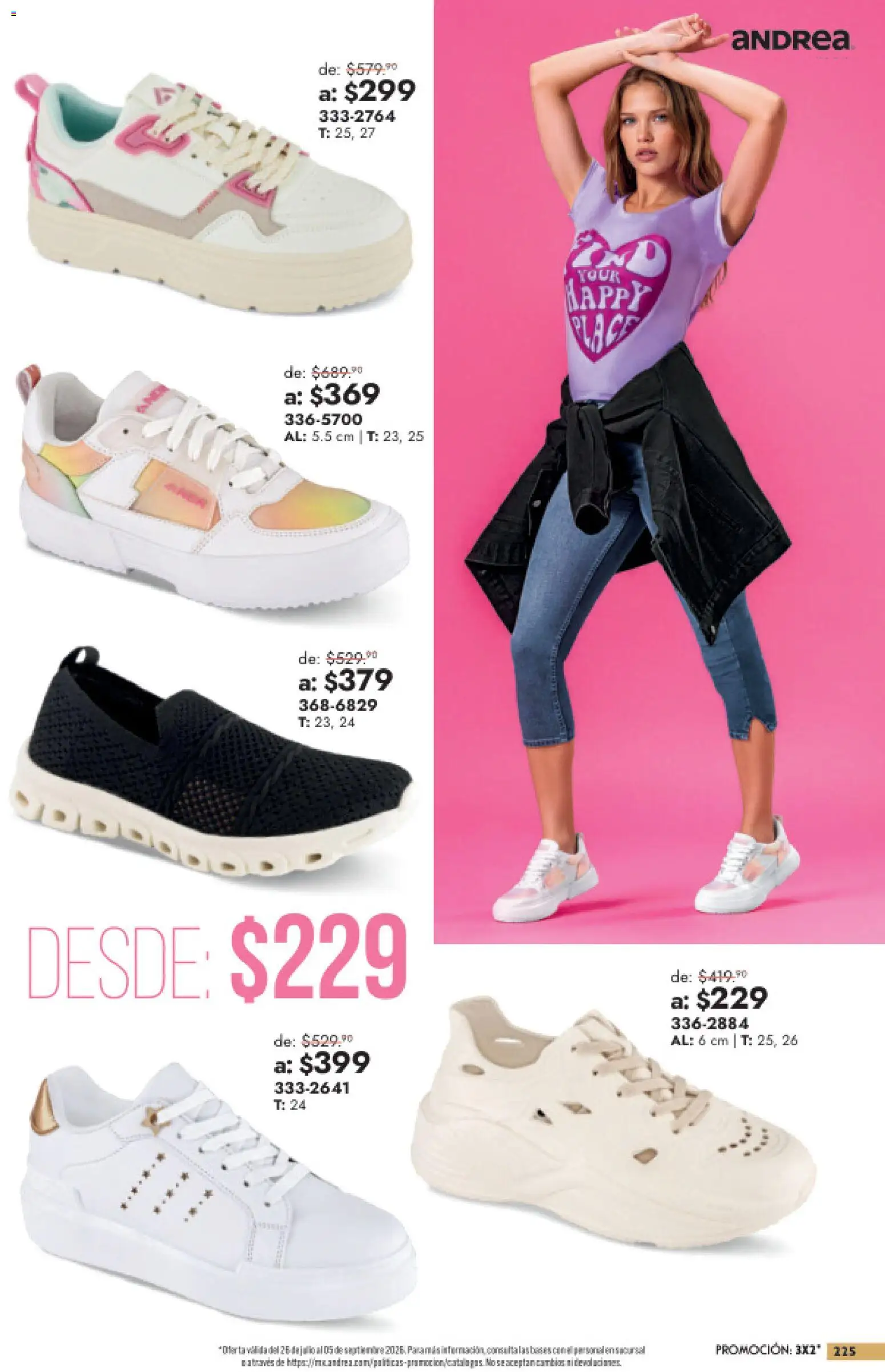Vista previa las ofertas de la tienda Andrea - Andrea catálogo Outlet desde el 26/07/2026 