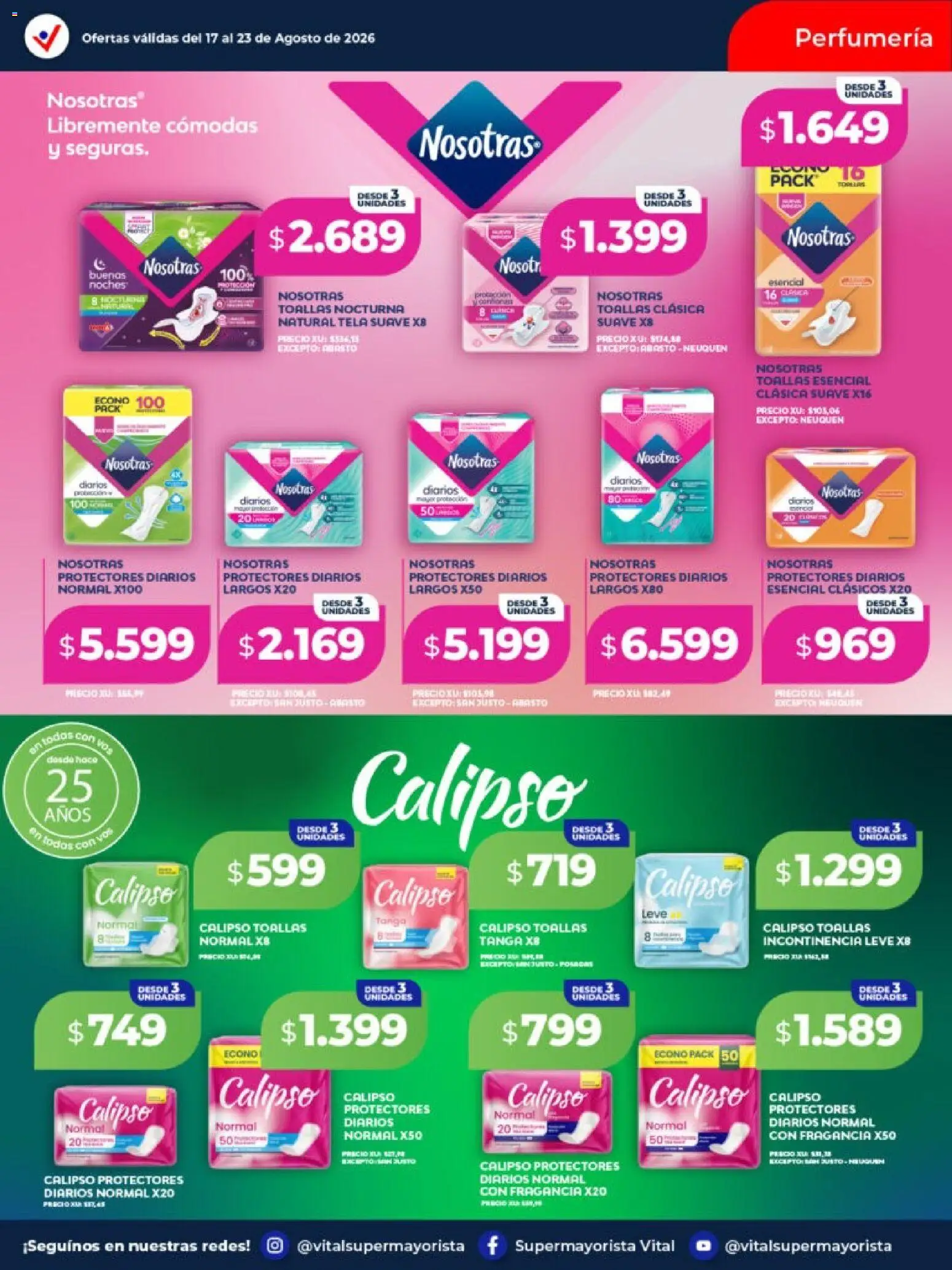 Vista previa del folleto de la tienda Vital válido desde el 17/08/2026 