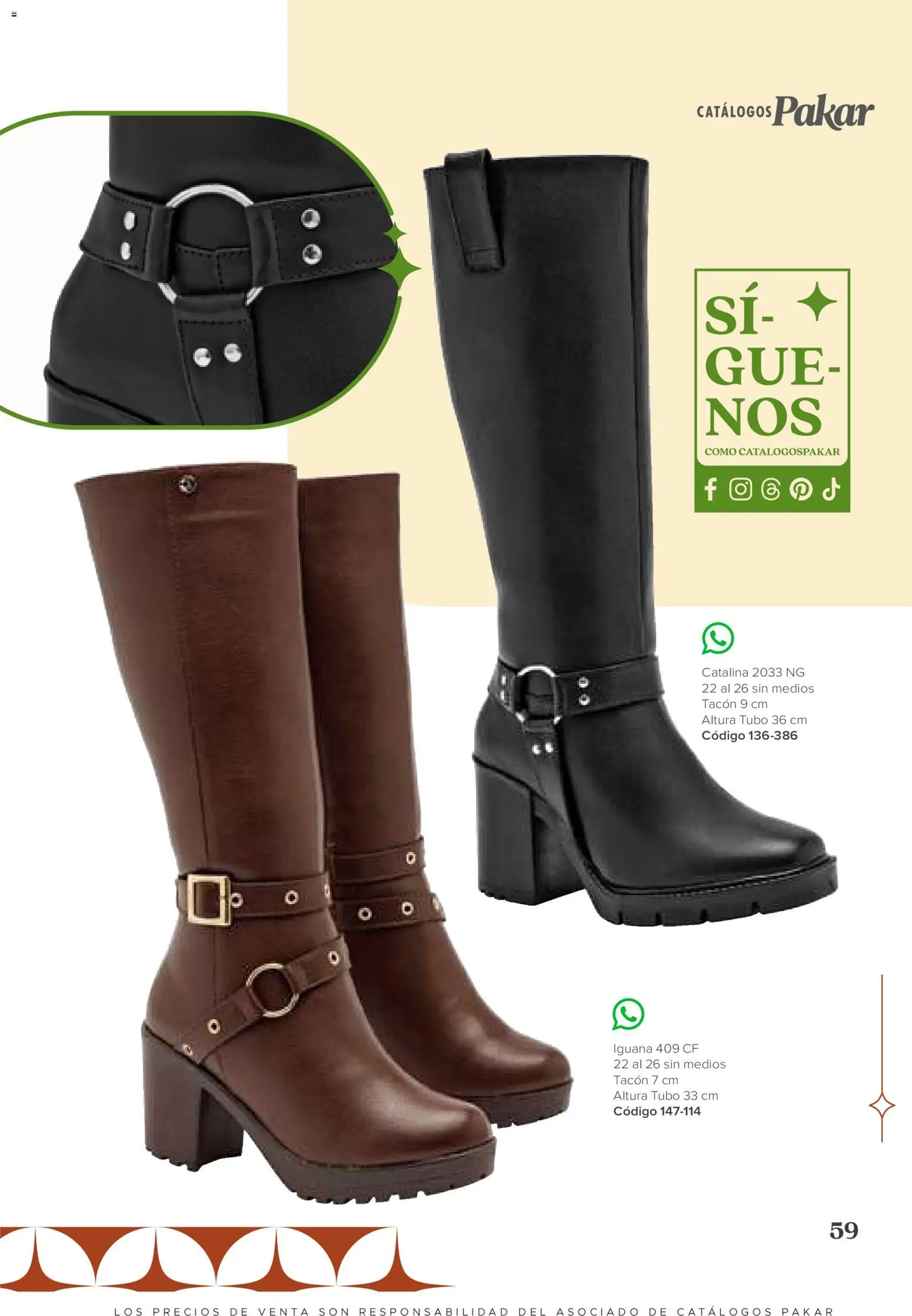 Vista previa las ofertas de la tienda SC Pakar - SC Pakar catálogo Bota desde el 31/07/2026 