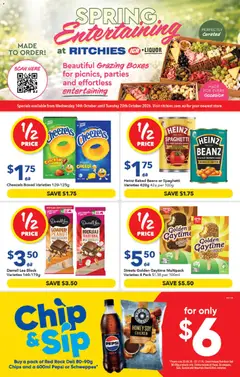 Preview of catalogue Ritchies catalogue Spring Entertaining from shop Ritchies valid 14/10/2026