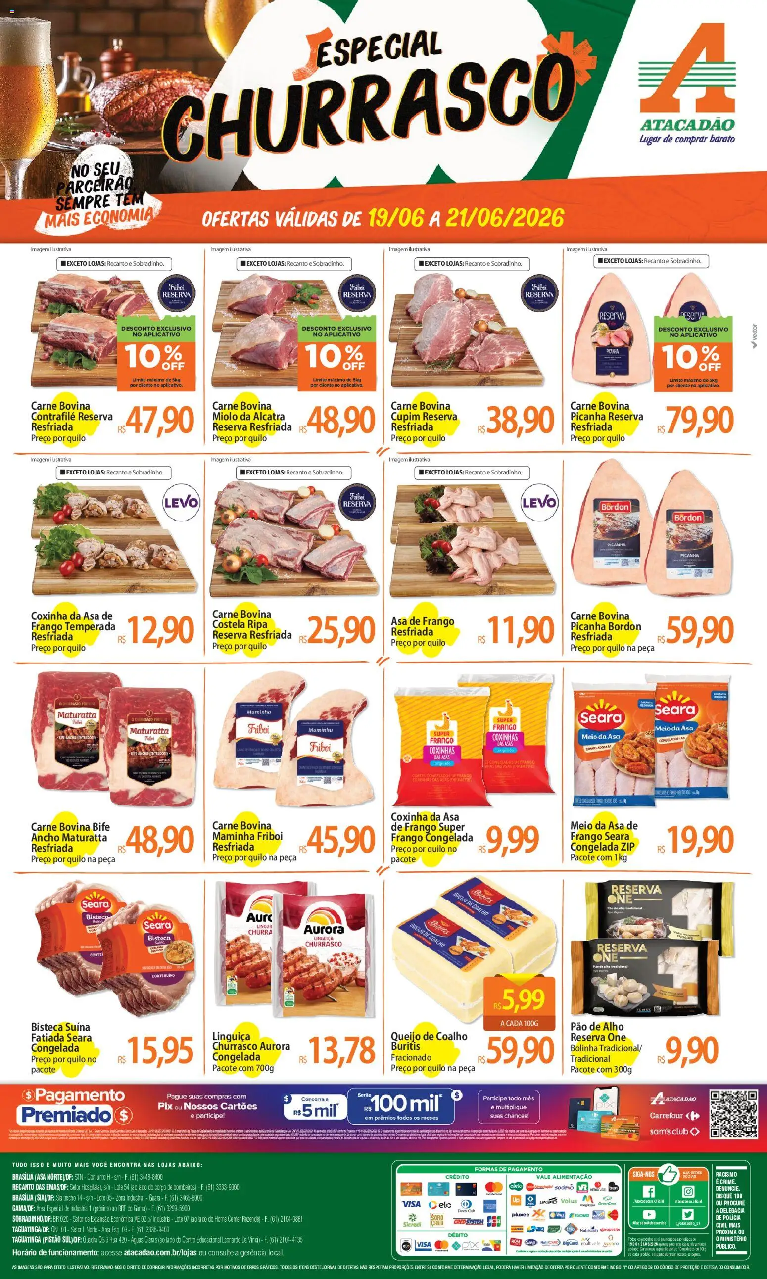 Pré-Visualização do folheto "Atacadão ofertas - DF" da loja Atacadão válido a partir de 19/06/2026