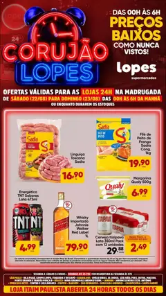 Pré-Visualização do folheto "Lopes Supermercados - Ofertas da semana" da loja Lopes Supermercados válido a partir de 22/08/2026