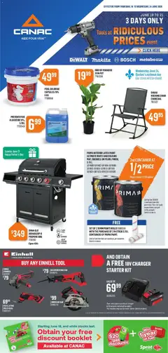 Preview of leaflet Canac weekly flyer from shop Canac is valid from Jun 18, 2026