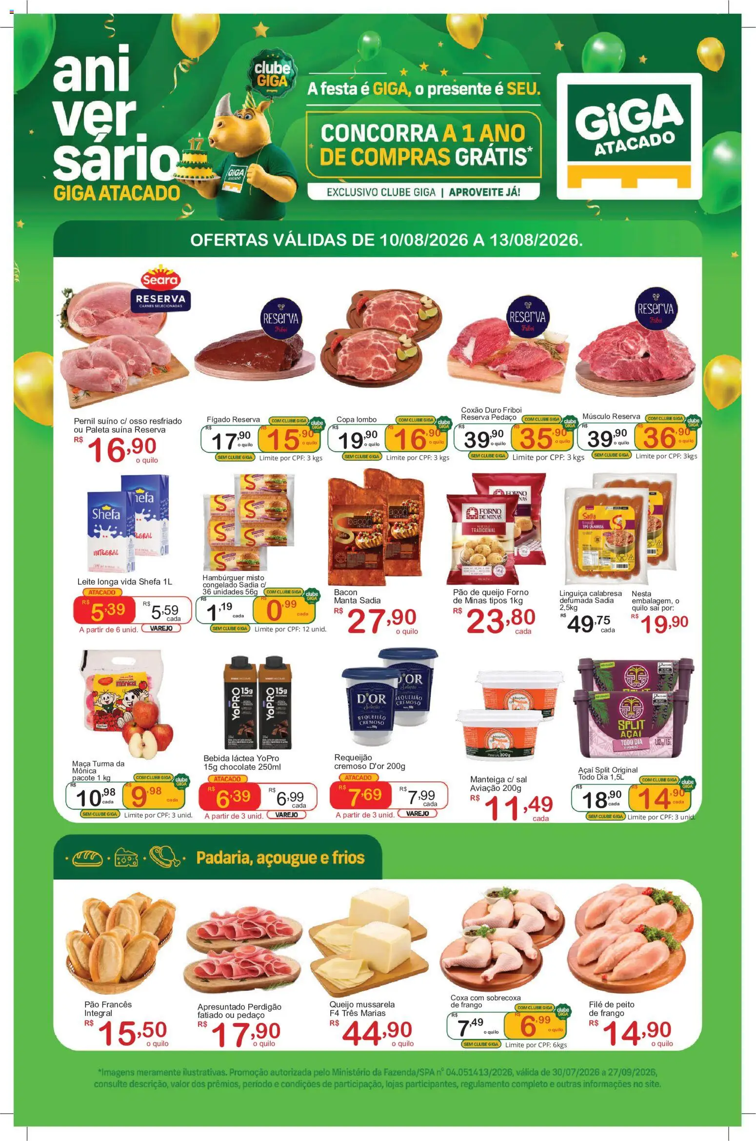 Pré-Visualização do folheto "GIGA Atacado ofertas Premium" da loja GIGA Atacado válido a partir de 10/08/2026
