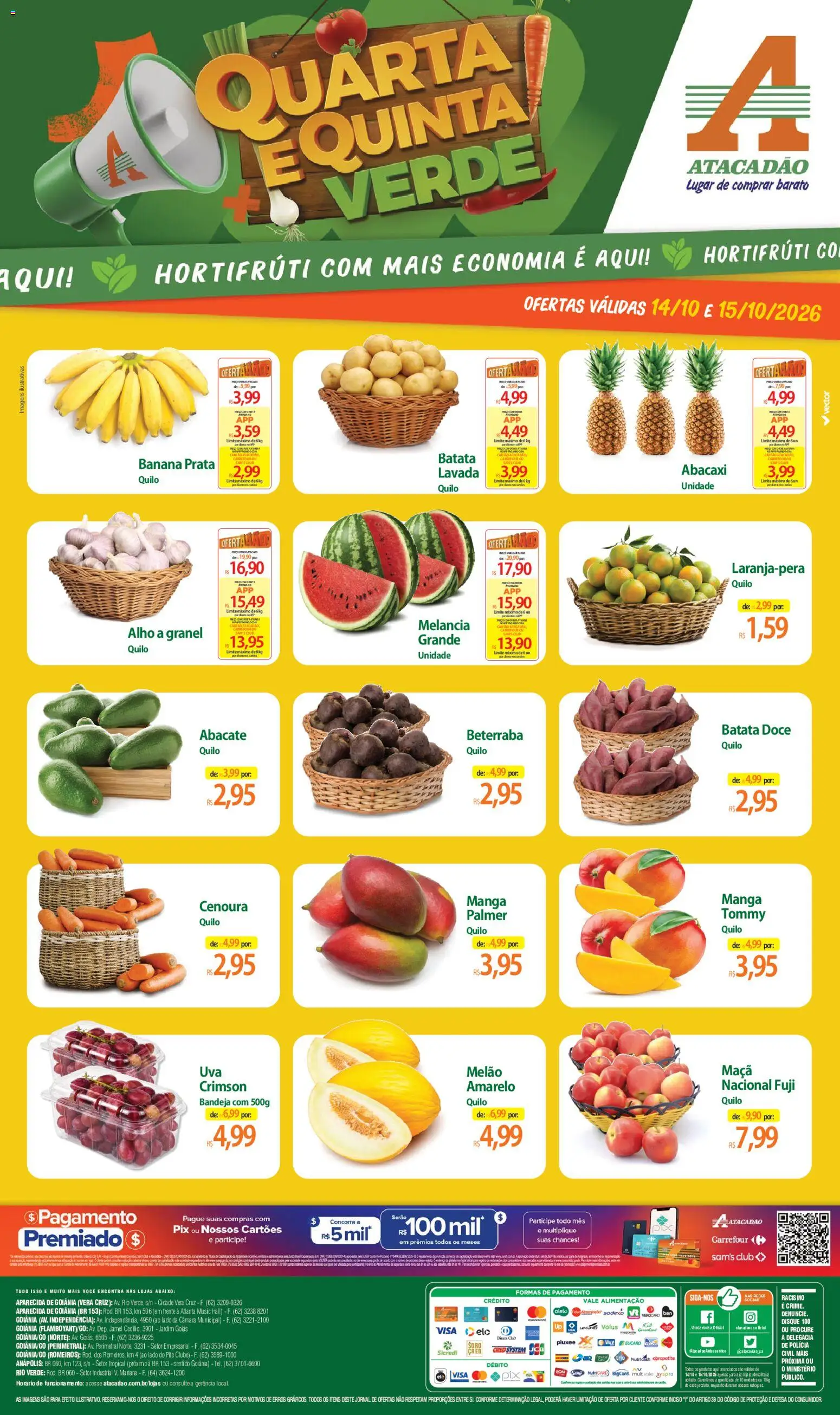Pré-Visualização do folheto "Atacadão ofertas - GO" da loja Atacadão válido a partir de 14/10/2026