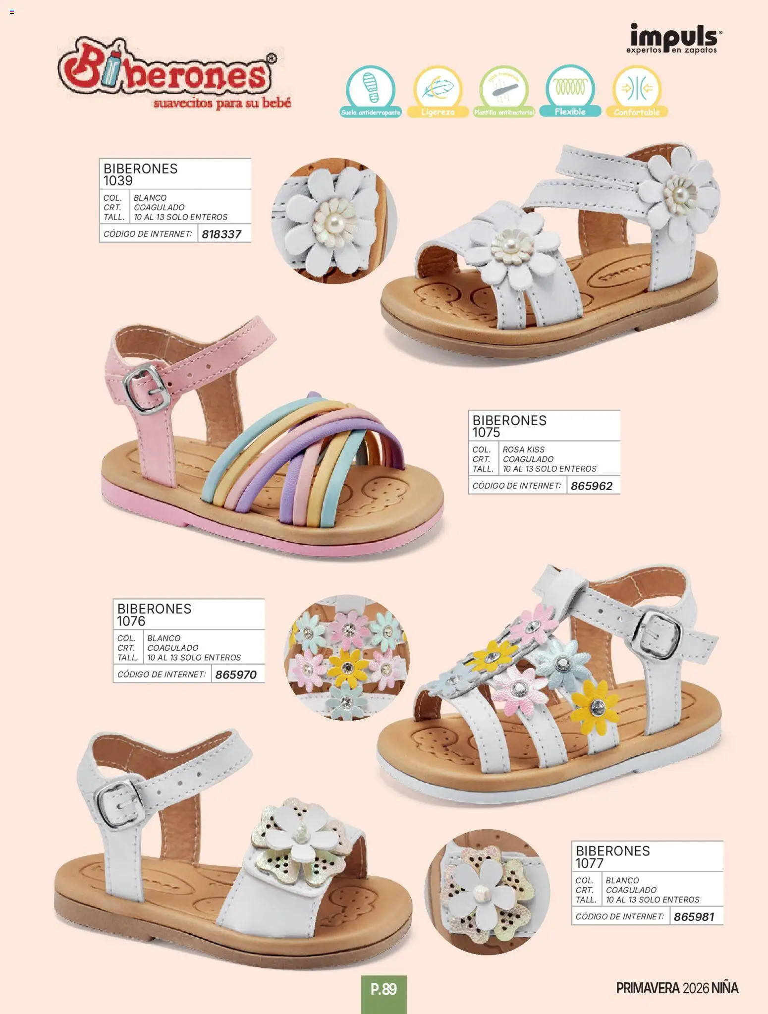Vista previa las ofertas de la tienda Impuls - Catálogo Niña desde el 01/01/2026 - Zapatos, Biberones, Flexible