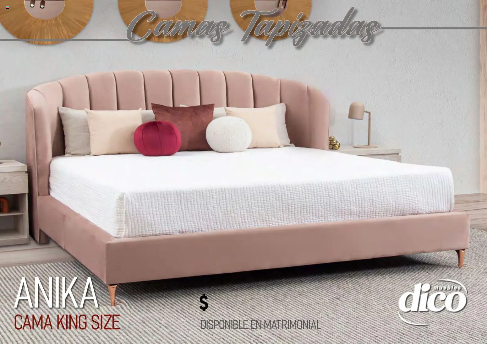 Vista previa las ofertas de la tienda Muebles Dico - Muebles Dico catálogo Camas tapizadas desde el 01/04/2026 