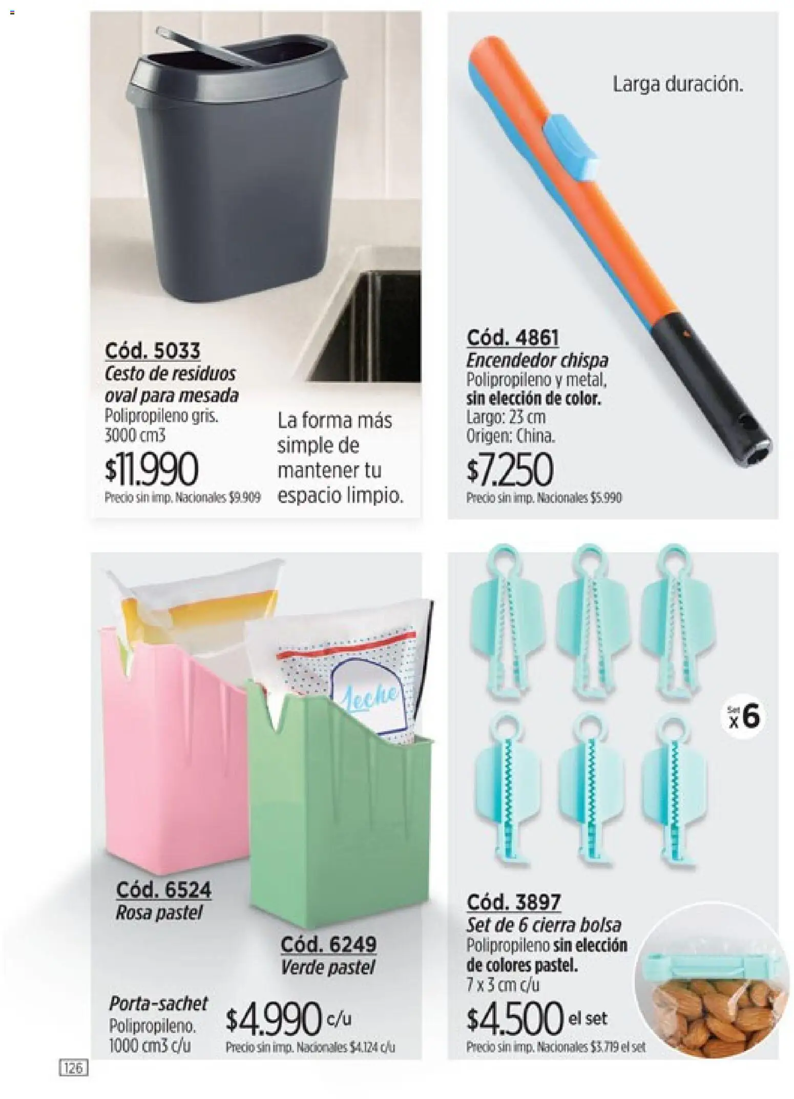 Vista previa del folleto de la tienda Amodil válido desde el 01/10/2026 - Bolsa, Encendedor, Mesada