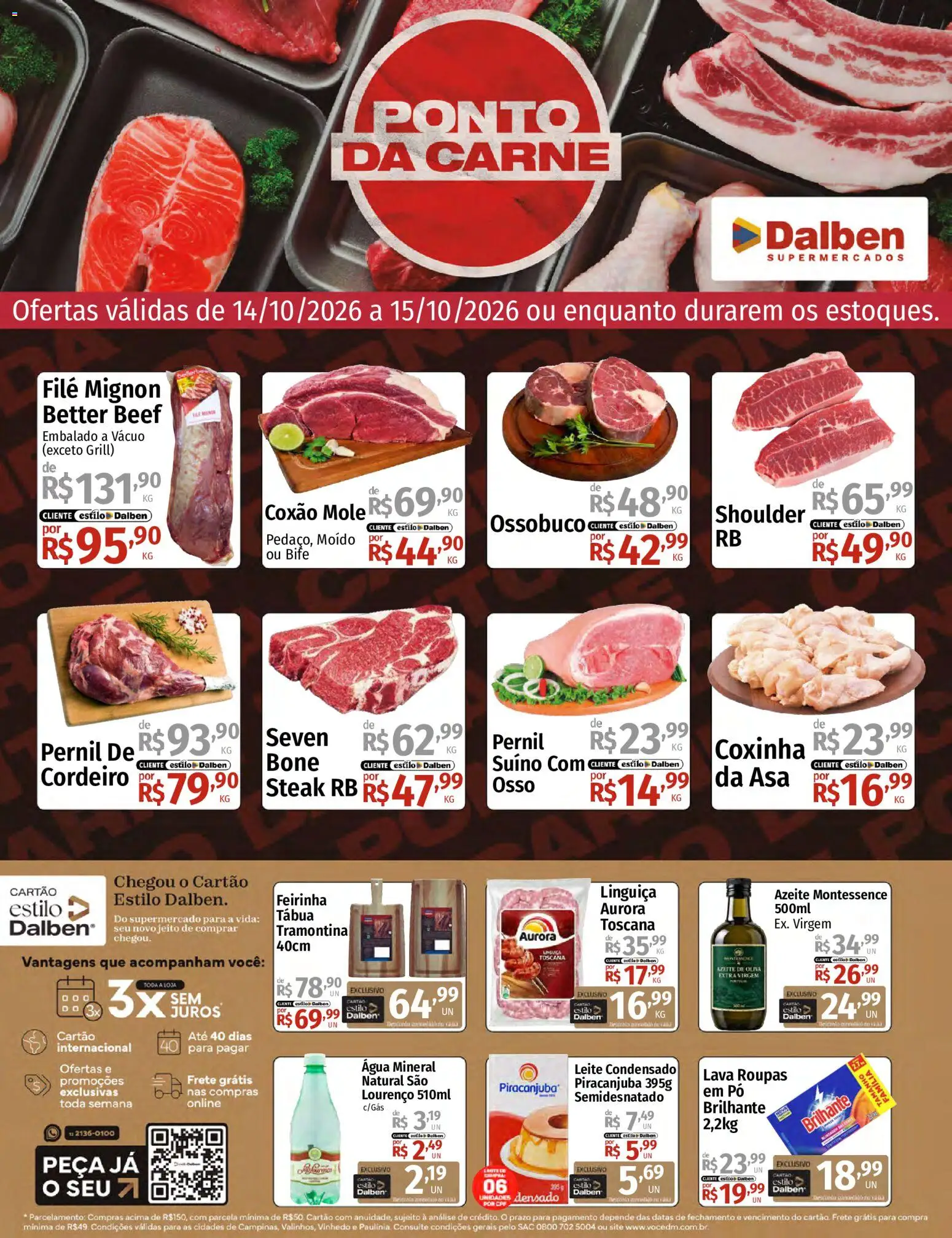 Pré-Visualização do folheto "Supermercado Dalben - Ofertas da semana" da loja Supermercado Dalben válido a partir de 14/10/2026