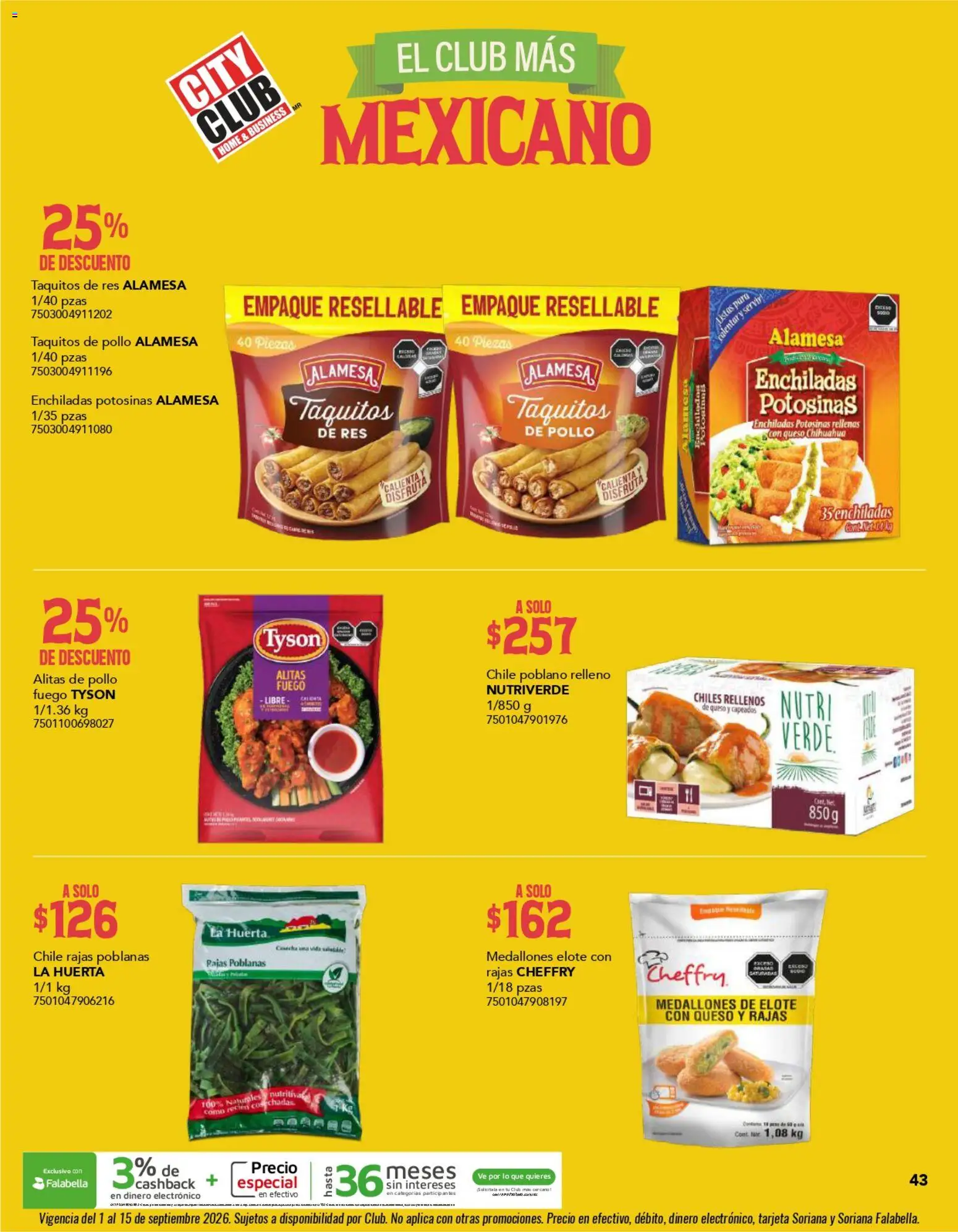 Vista previa las ofertas de la tienda City Club - City Club catálogo desde el 01/09/2026 