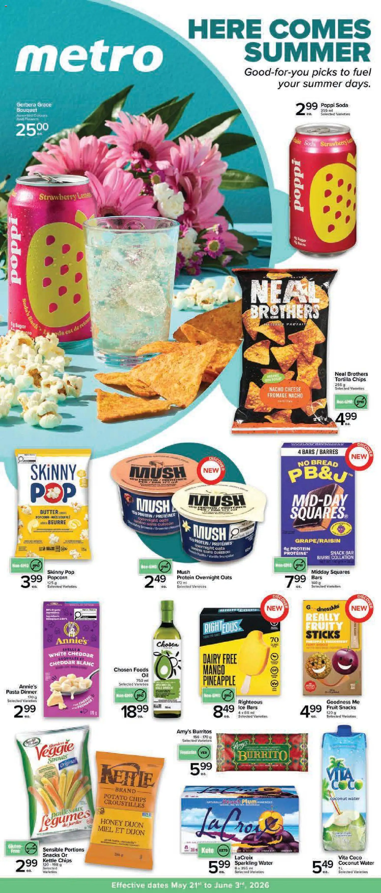 Preview of leaflet Metro Health & Wellness Flyer - Trois-Pistoles from shop Metro is valid from May 28, 2026