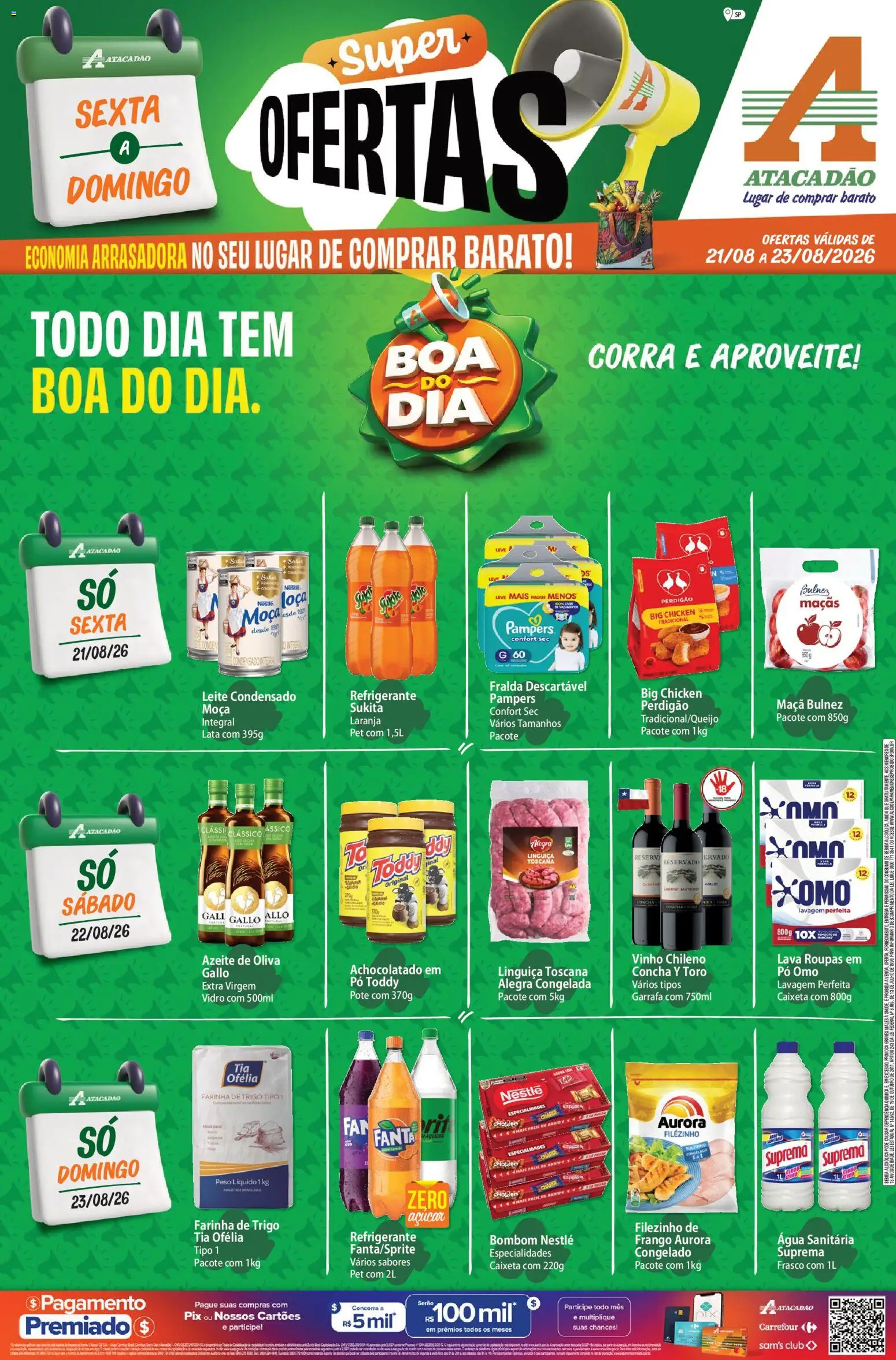 Pré-Visualização do folheto "Atacadão ofertas - SP" da loja Atacadão válido a partir de 21/08/2026