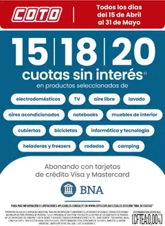 Vista previa del folleto de la tienda Coto válido desde el 15/04/2026 
