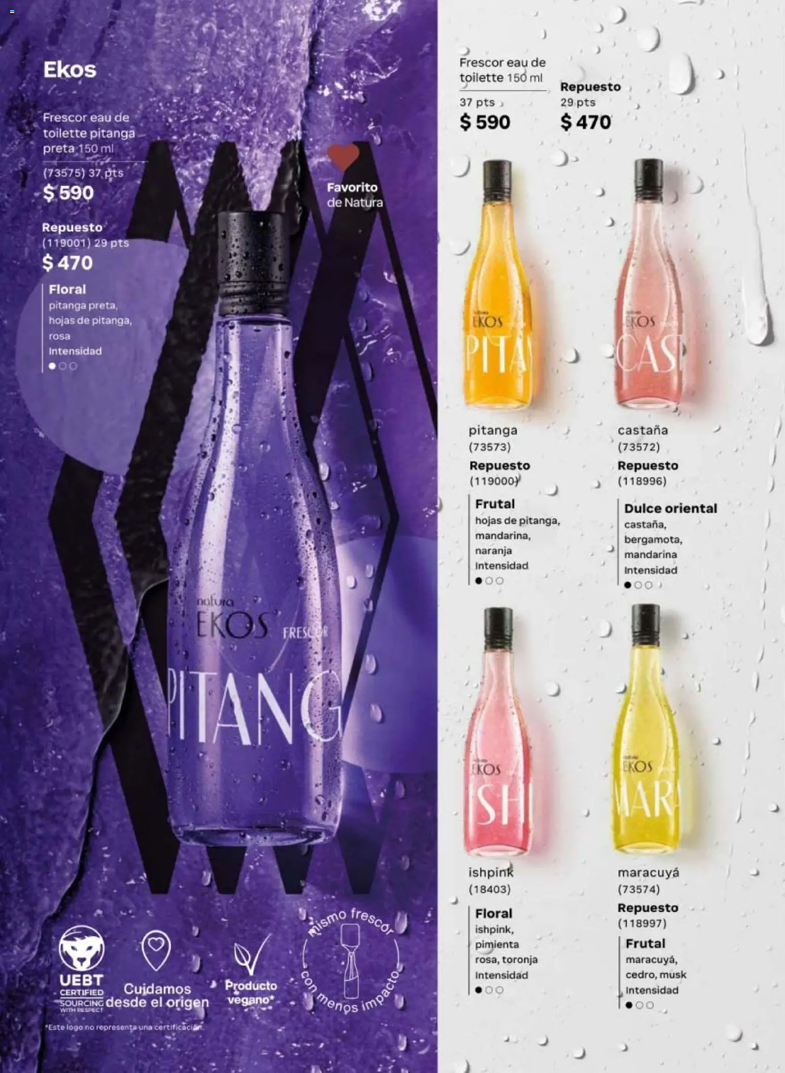 Vista previa las ofertas de la tienda Natura - Natura campaña 6 2026 desde el 02/04/2026 - Dulce, Pimienta, Toronja, Eau de toilette