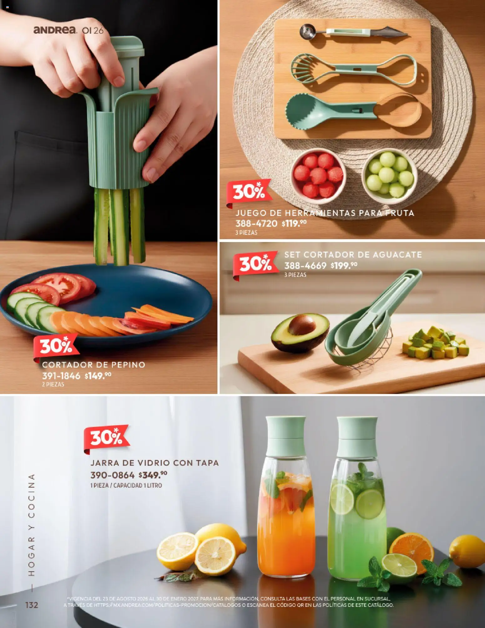 Vista previa las ofertas de la tienda Andrea - Andrea catálogo Home desde el 01/09/2026 