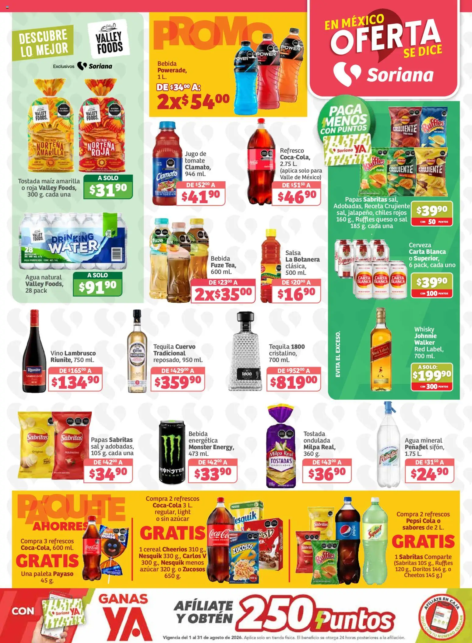 Vista previa las ofertas de la tienda Soriana - Soriana folleto desde el 21/08/2026 