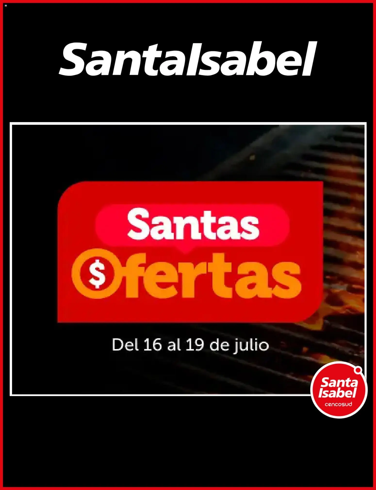 Folleto de la tienda Santa Isabel válido desde el 15.07.2026 
