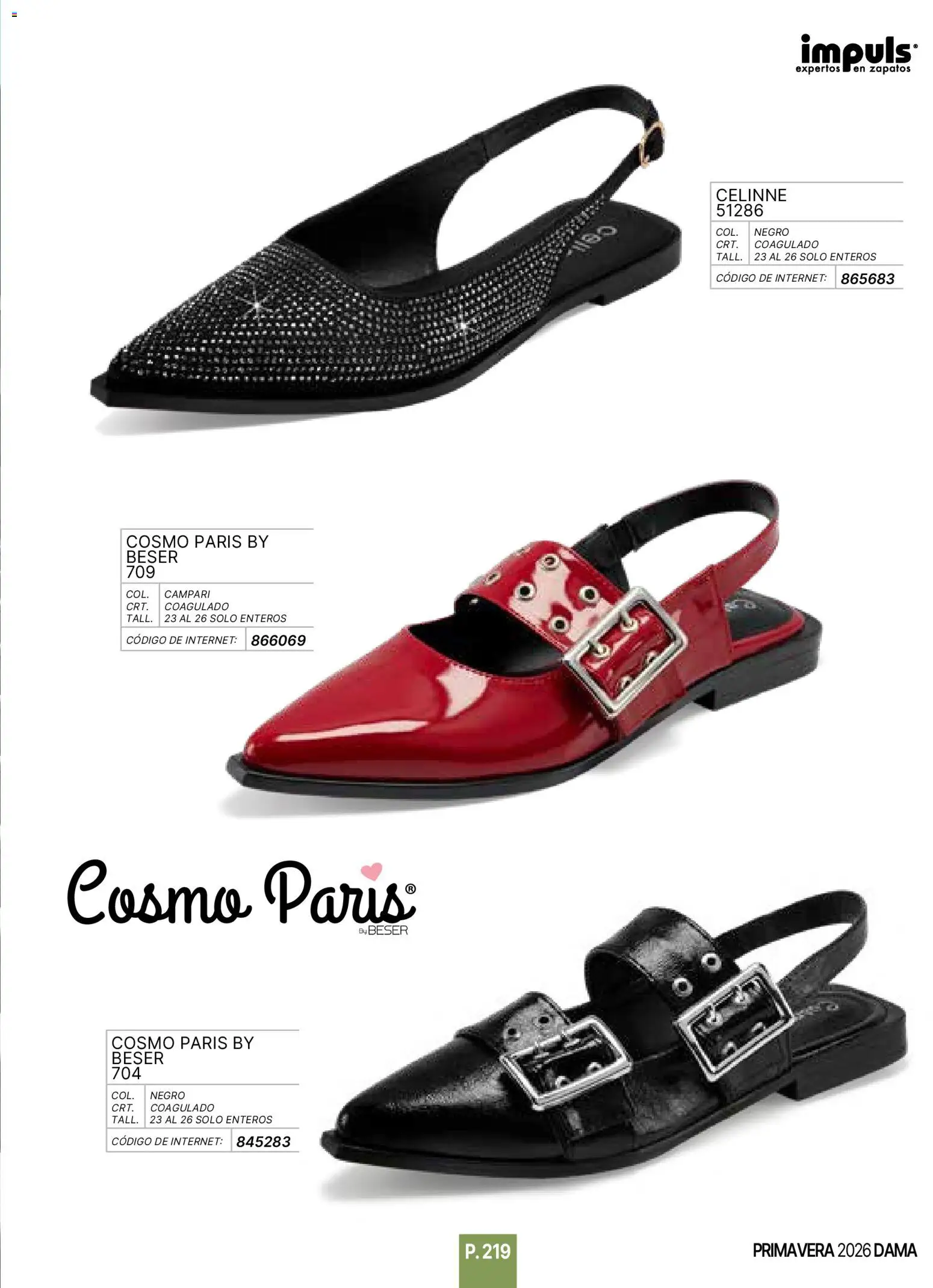 Vista previa las ofertas de la tienda Impuls - Catálogo Primavera desde el 01/01/2026 - Zapatos, Campari