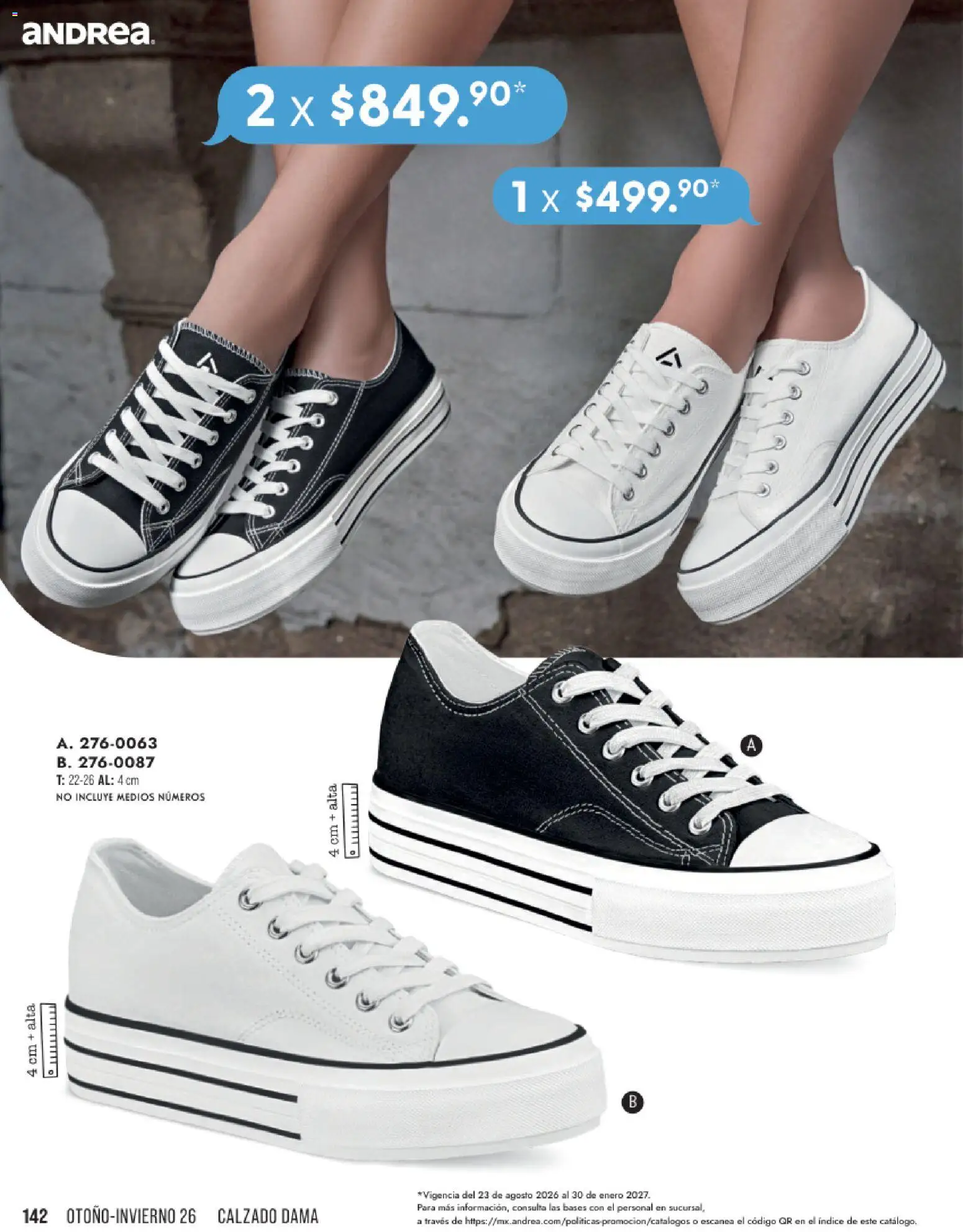 Vista previa las ofertas de la tienda Andrea - Andrea catálogo Otoño Invierno desde el 23/08/2026 