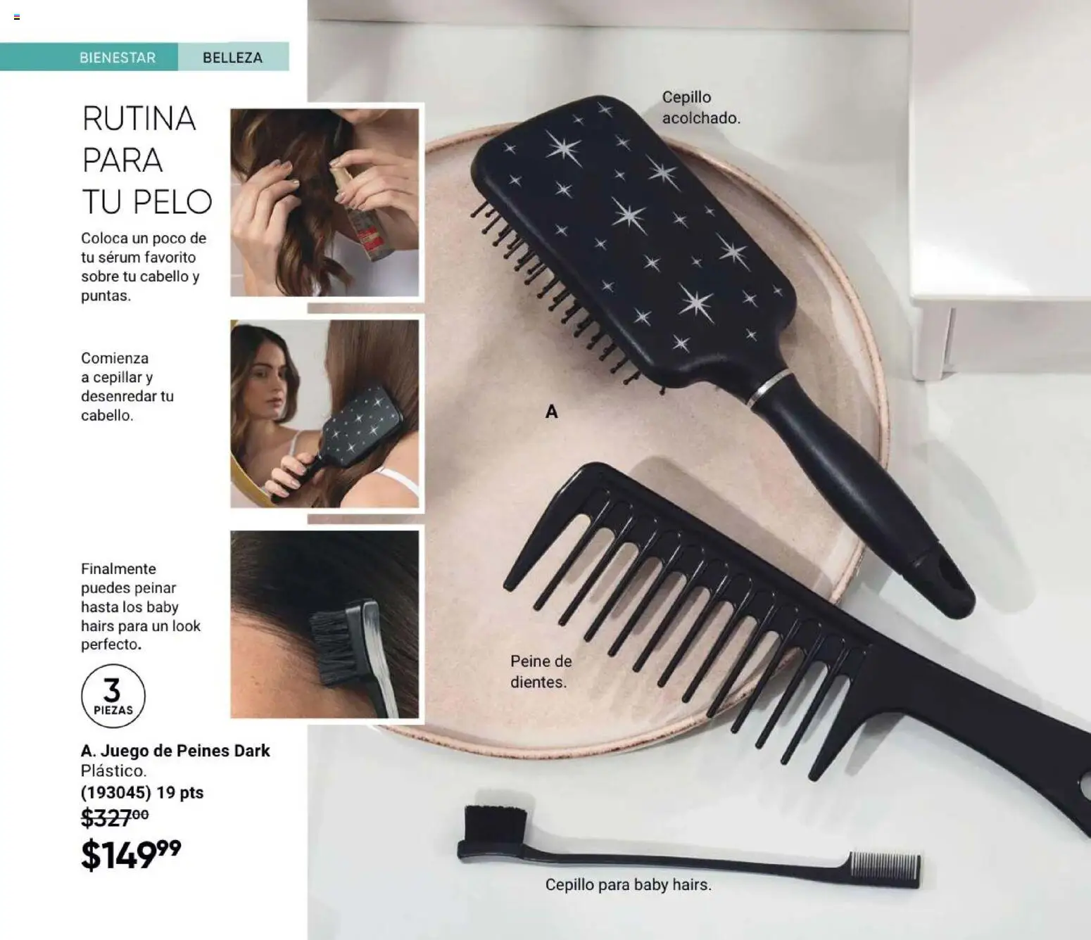 Vista previa las ofertas de la tienda AVON - Casa & Estilo 4 2026 desde el 20/02/2026 - Juego, Serum, Sobre, Cepillo, Peine