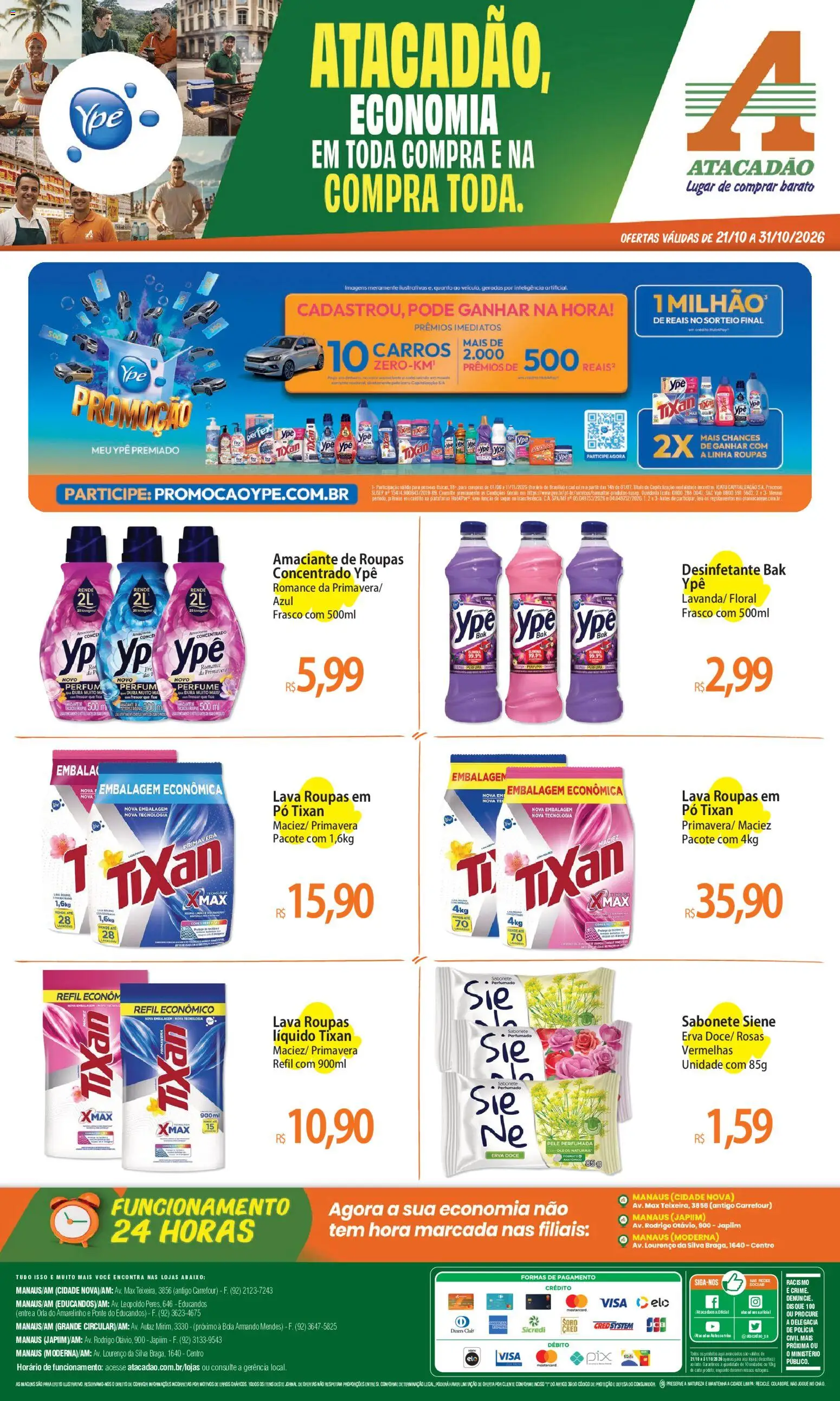 Pré-Visualização do folheto "Atacadão ofertas - AM" da loja Atacadão válido a partir de 21/10/2026