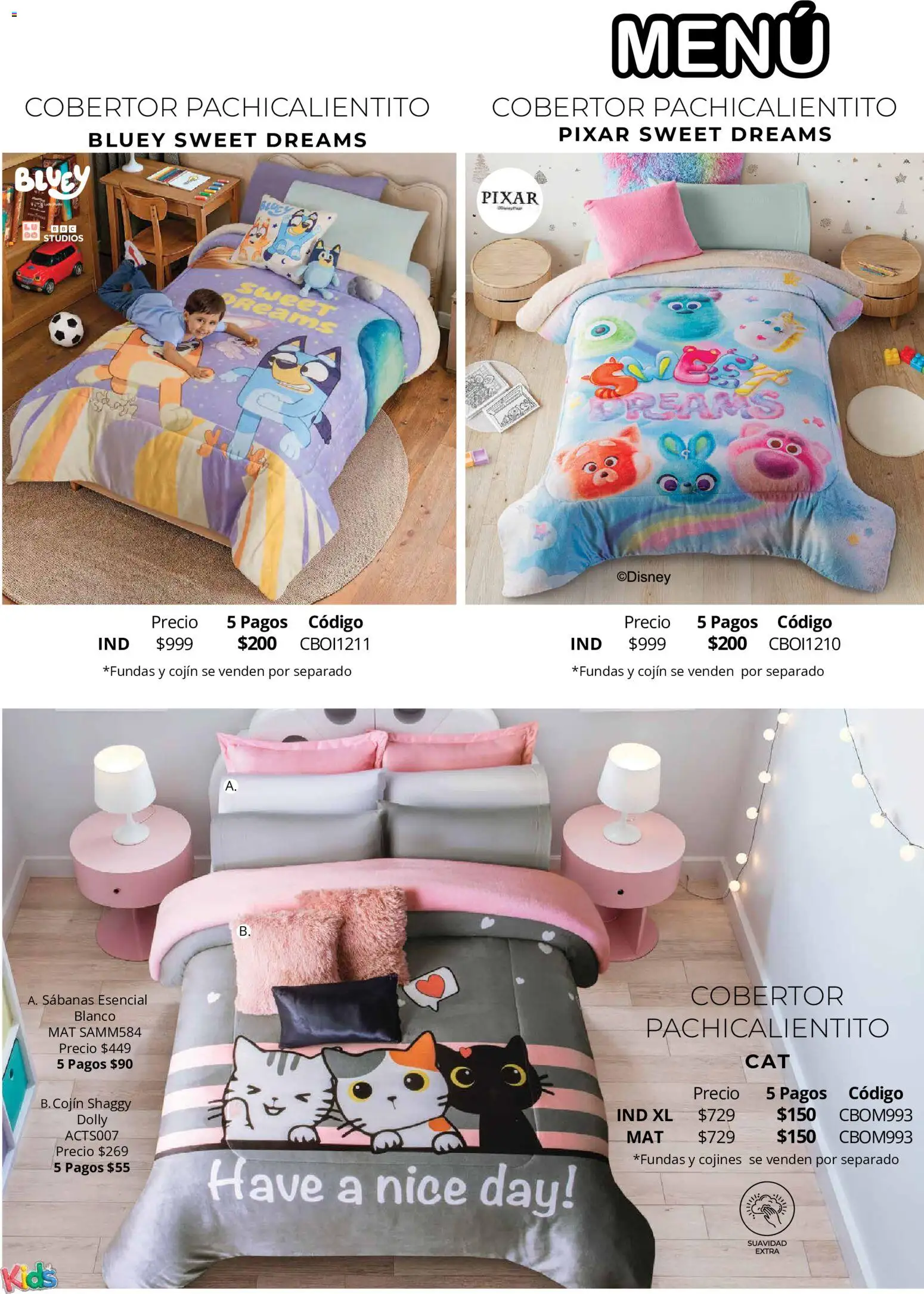 Vista previa las ofertas de la tienda Colchas Concord - Colchas Concord catálogo Colección Infantil desde el 01/08/2026 