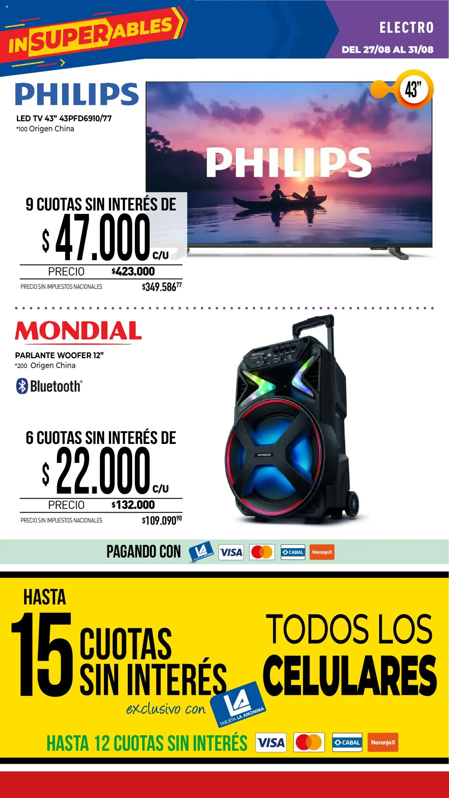 Vista previa del folleto de la tienda La Anonima válido desde el 27/08/2026 