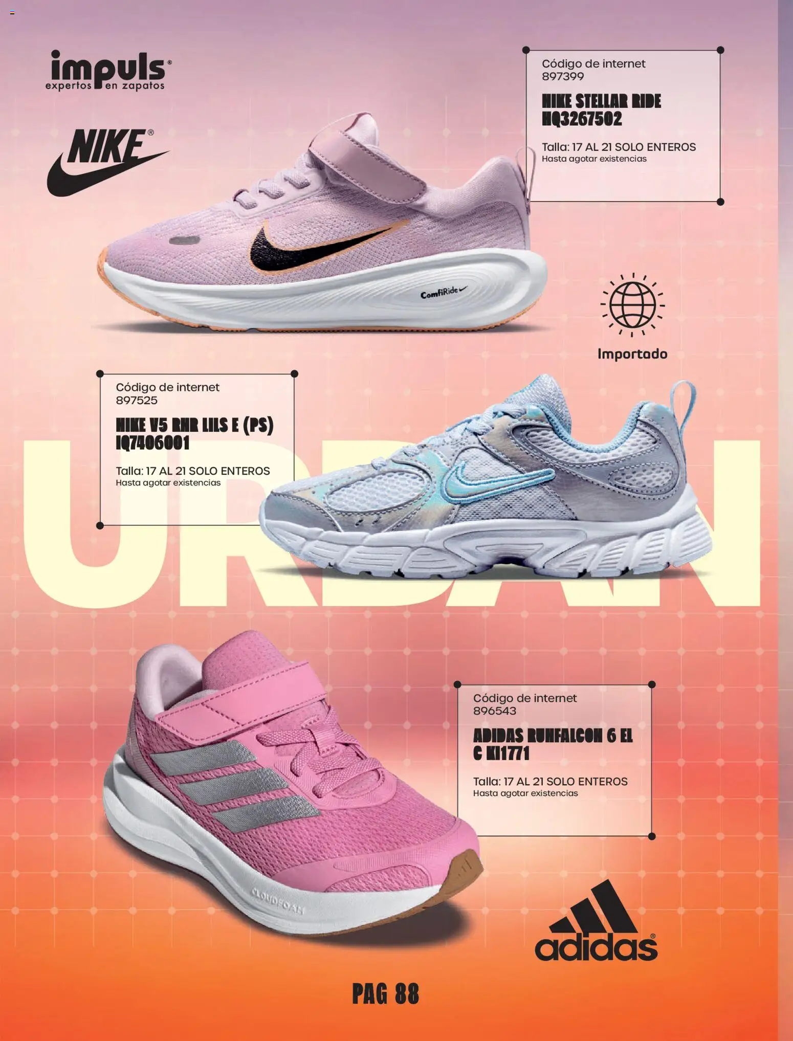 Vista previa las ofertas de la tienda Impuls - Impuls catálogo Urban Sport desde el 01/09/2026 - Zapatos
