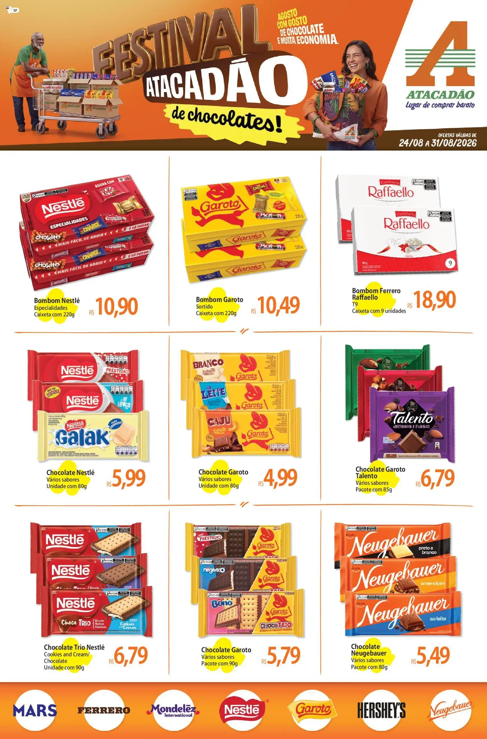 Pré-Visualização do folheto "Atacadão ofertas - SP" da loja Atacadão válido a partir de 24/08/2026