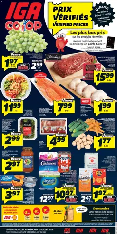 Un aperçu du dépliant IGA weekly flyer / circulaire du magasin IGA est valide à partir 16 juill. 2026