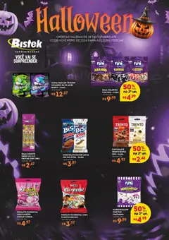 Pré-Visualização do folheto "Bistek Supermercados ofertas Halloween" da loja Bistek Supermercados válido a partir de 28/10/2026