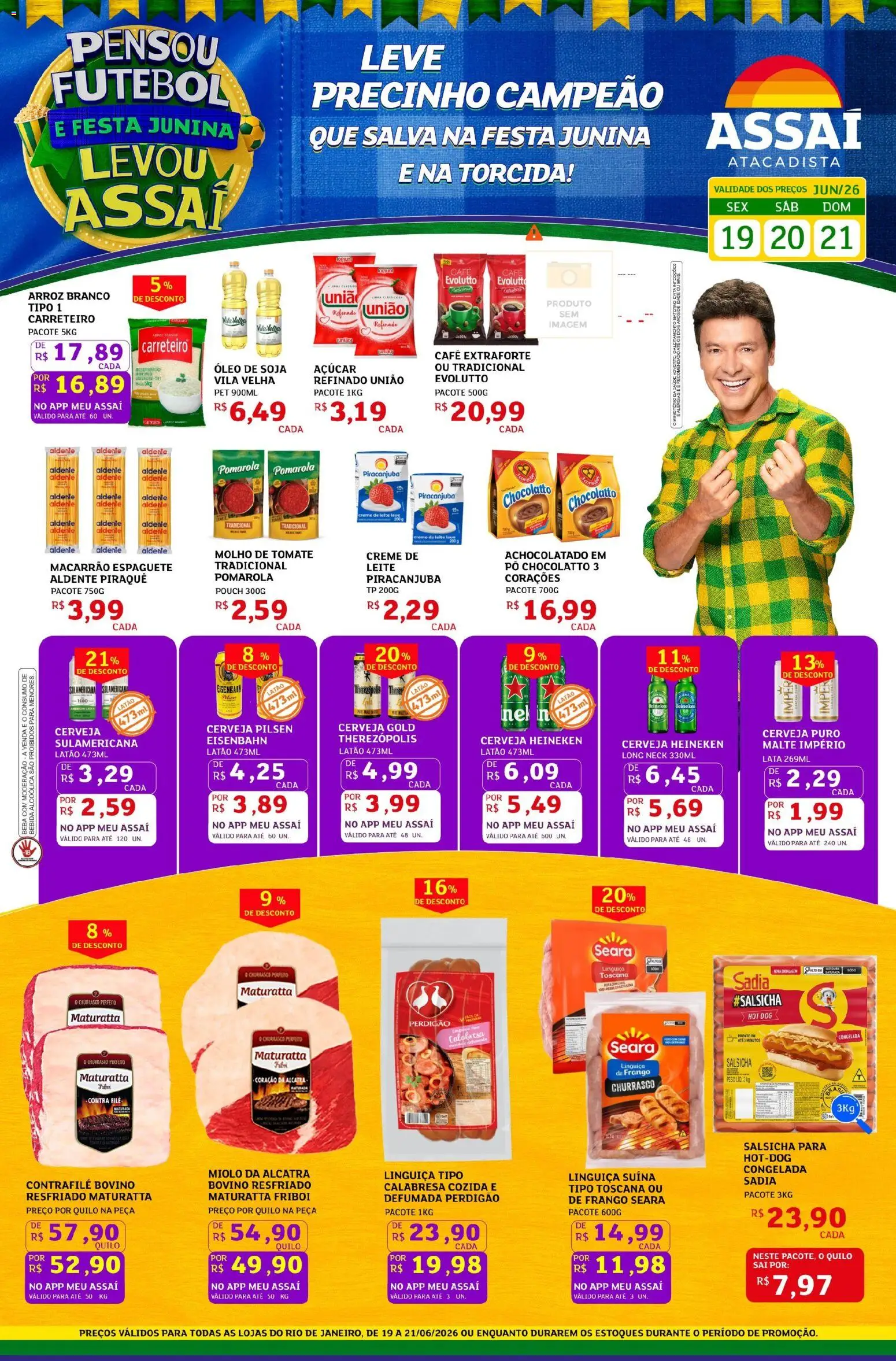 Pré-Visualização do folheto "Assaí Atacadista ofertas - RJ" da loja Assaí Atacadista válido a partir de 19/06/2026