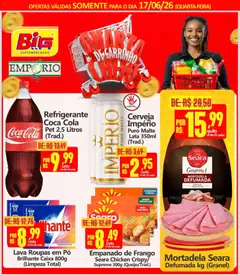 Pré-Visualização do folheto "Big Supermercados ofertas do Dia" da loja Big Supermercados válido a partir de 17/06/2026
