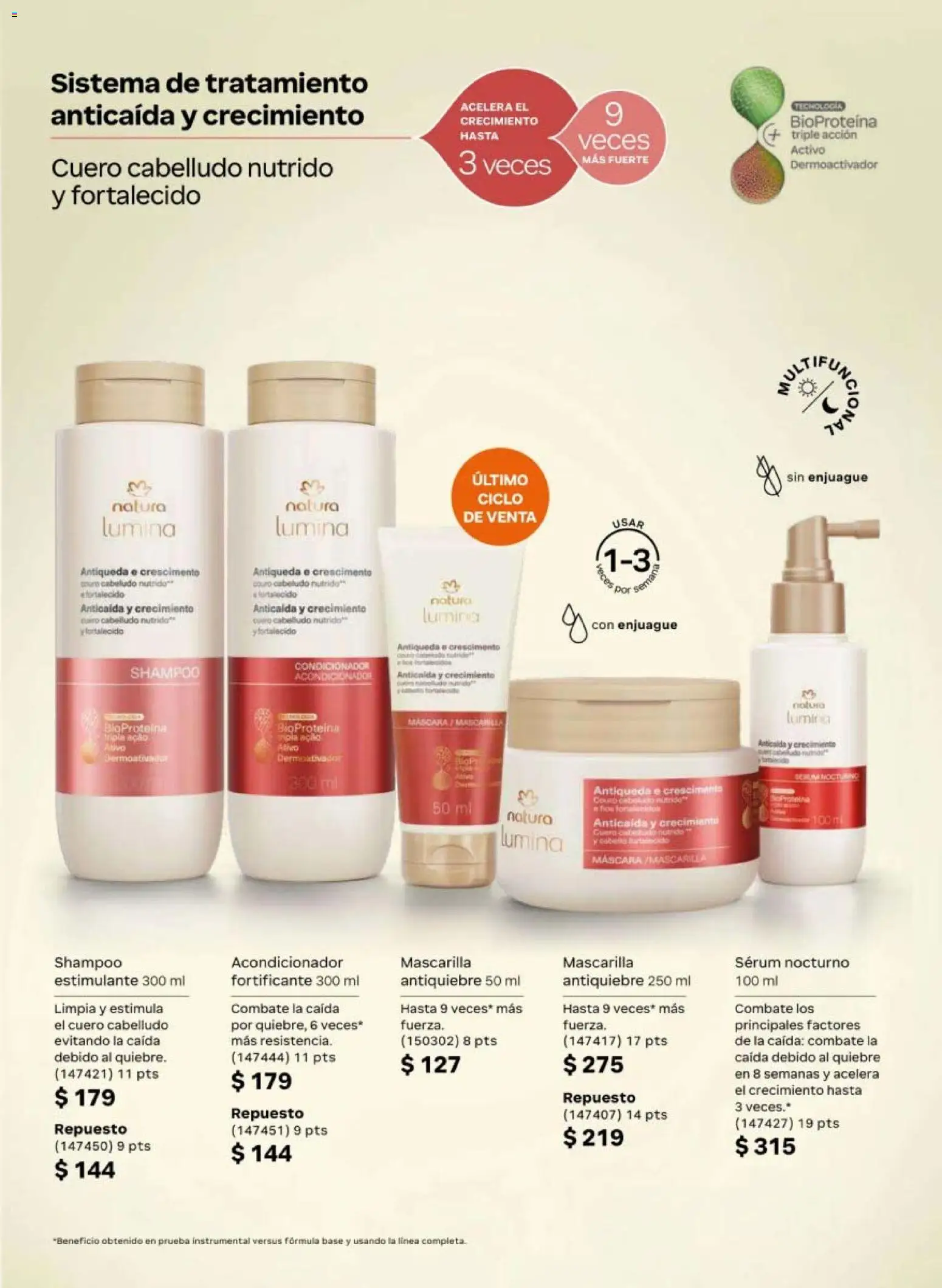 Vista previa las ofertas de la tienda Natura - Natura campaña 6 2026 desde el 02/04/2026 - Shampoo, Serum, Acondicionador, Mascarilla, Máscara