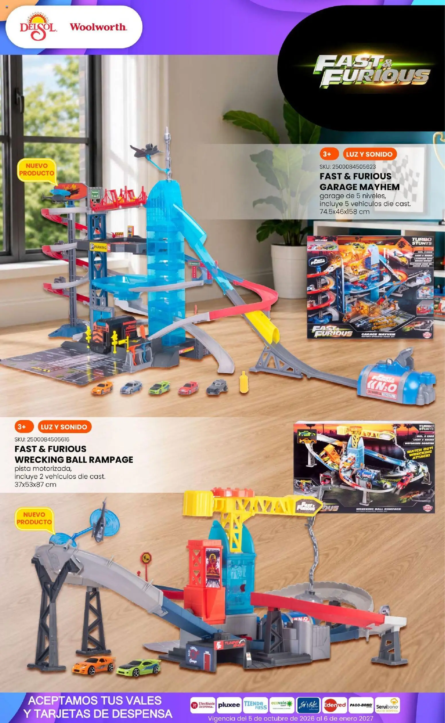 Vista previa las ofertas de la tienda Del Sol y Woolworth - Del Sol y Woolworth catálogo El Castillo del Juguete desde el 01/10/2026 - Despensa