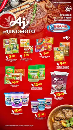 Pré-Visualização do folheto "Bramil Supermercados ofertas Aj Ajinomoto" da loja Bramil Supermercados válido a partir de 23/07/2026