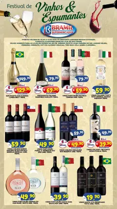 Pré-Visualização do folheto "Bramil Supermercados ofertas Vinhos e Espumantes" da loja Bramil Supermercados válido a partir de 25/05/2026