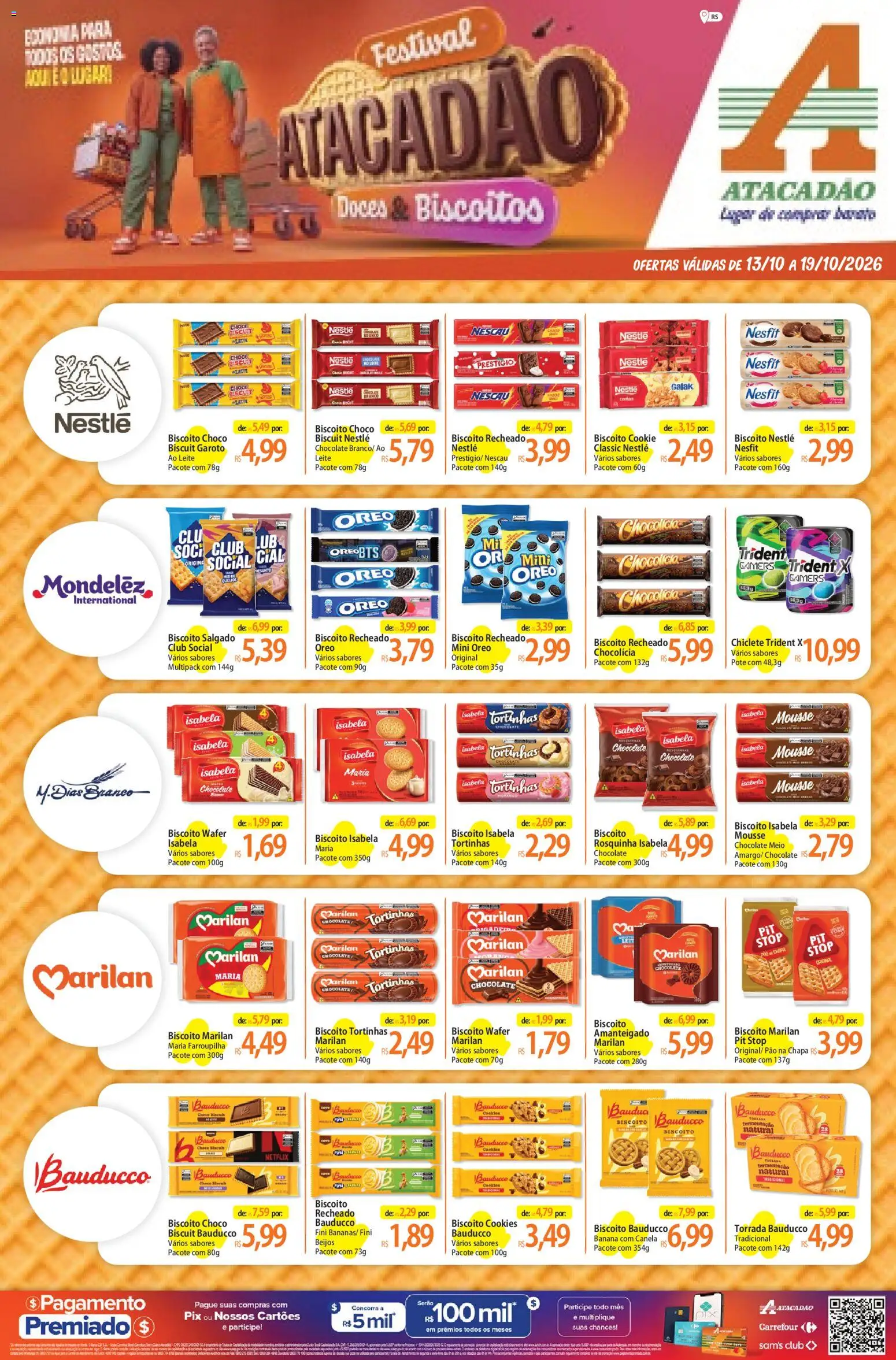 Pré-Visualização do folheto "Atacadão ofertas - RS" da loja Atacadão válido a partir de 13/10/2026