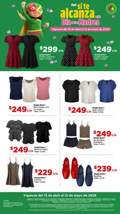 Vista previa las ofertas de la tienda Bodega Aurrerá - Bodega Aurrerá folleto Aqui sí te alcanza este Día de las Madres desde el 13/04/2026 