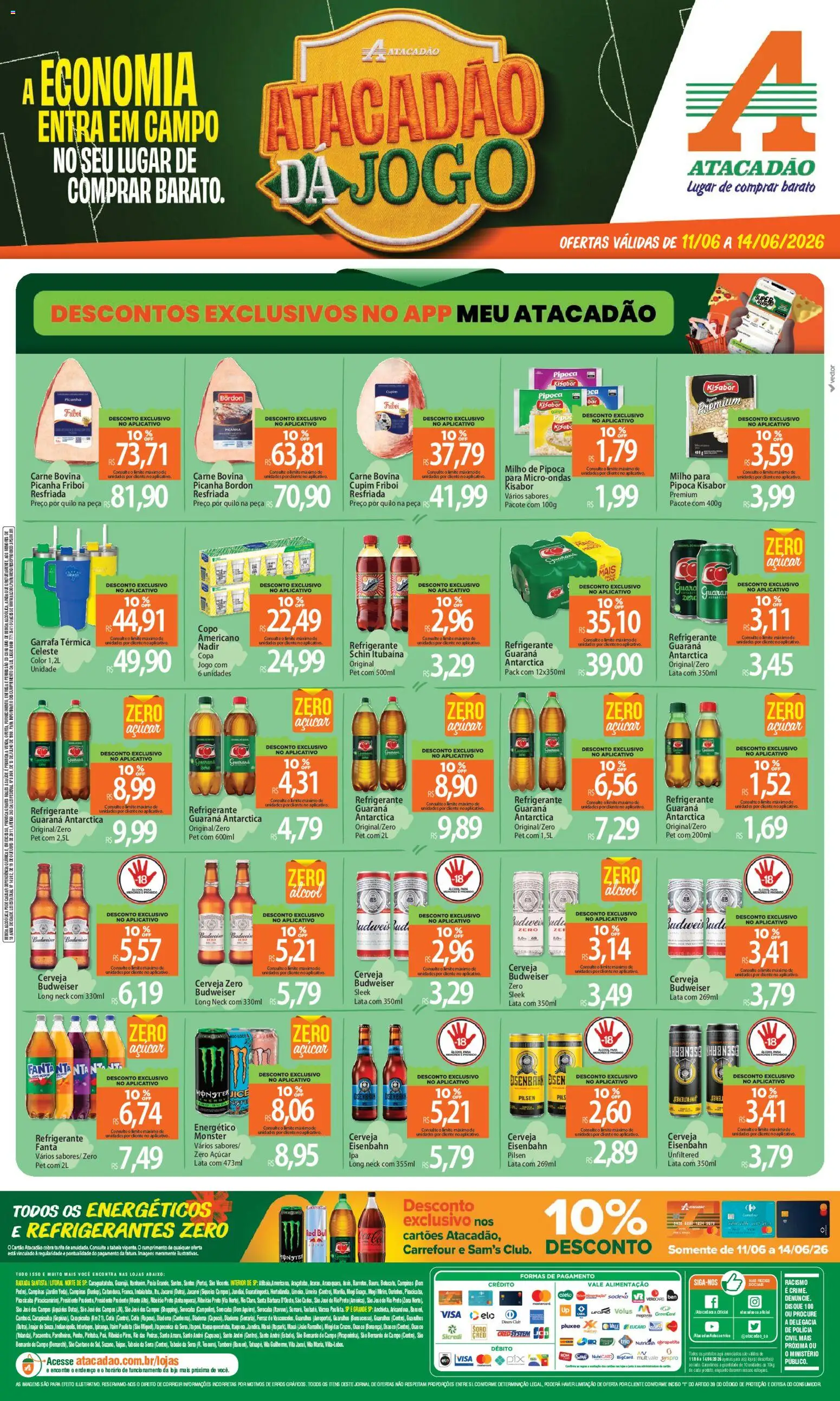 Pré-Visualização do folheto "Atacadão ofertas - SP" da loja Atacadão válido a partir de 11/06/2026