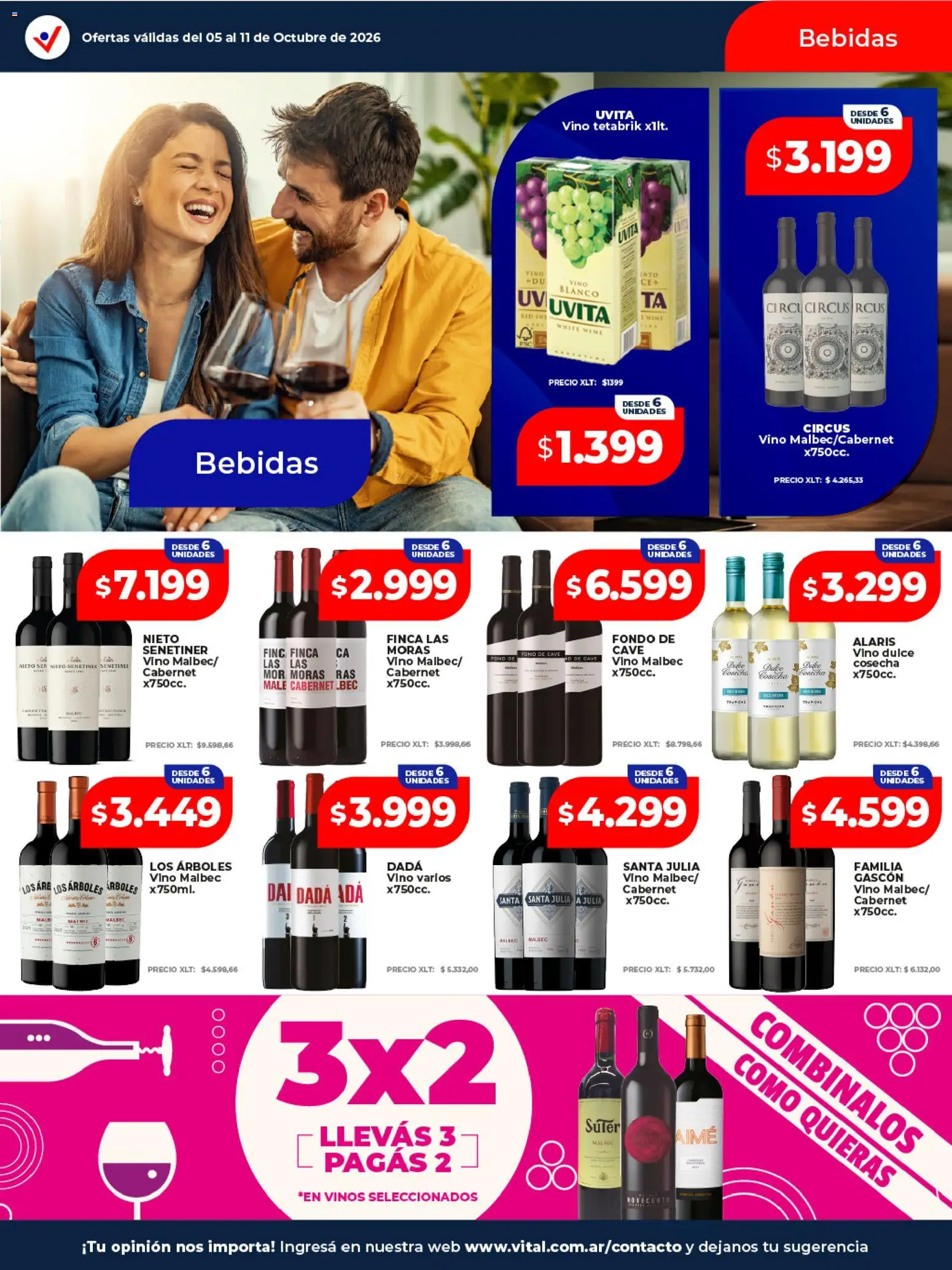 Vista previa del folleto de la tienda Vital válido desde el 05/10/2026 