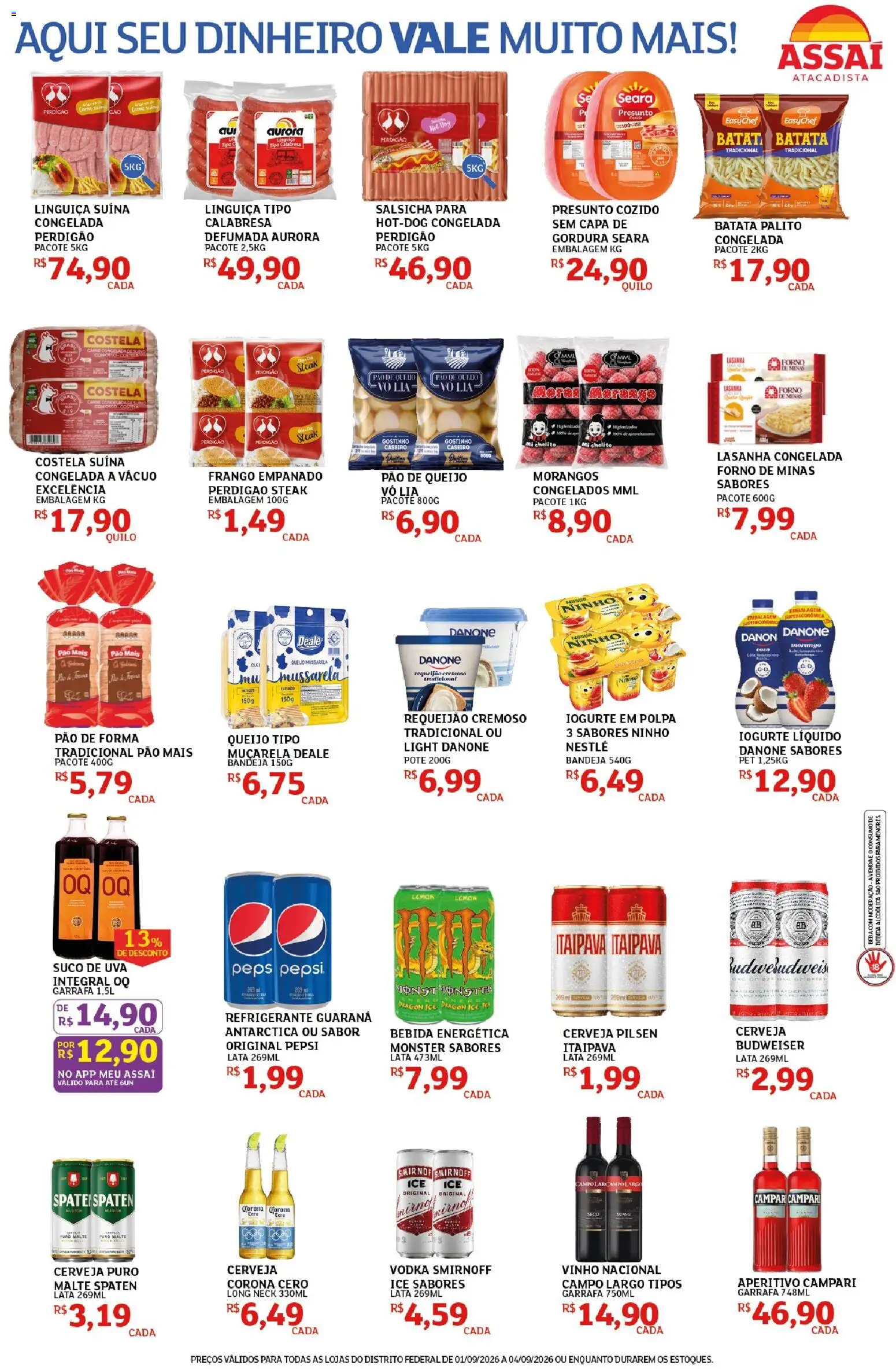 Pré-Visualização do folheto "Assaí Atacadista ofertas" da loja Assaí Atacadista válido a partir de 01/09/2026