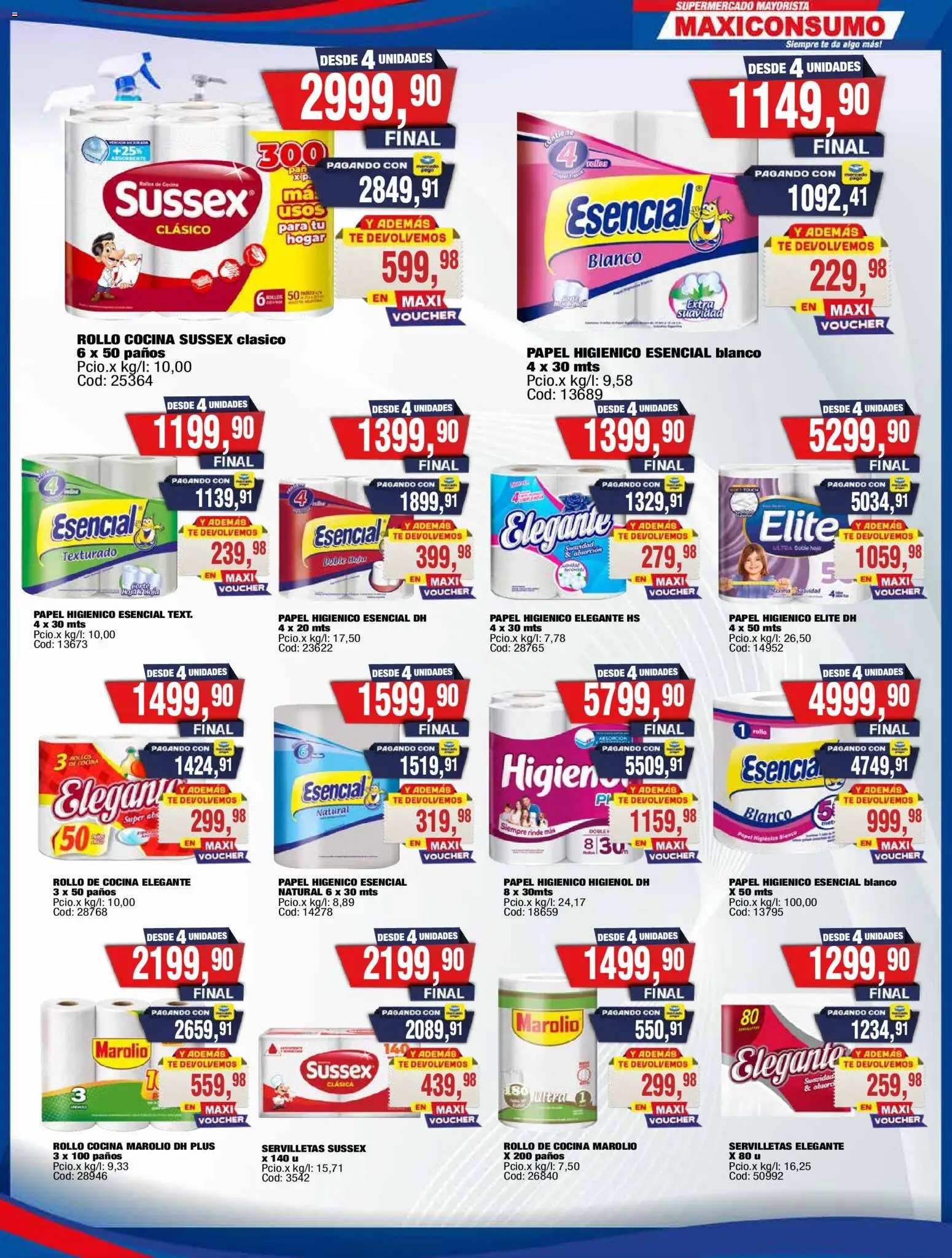 Vista previa del folleto de la tienda Maxiconsumo válido desde el 05/10/2026 