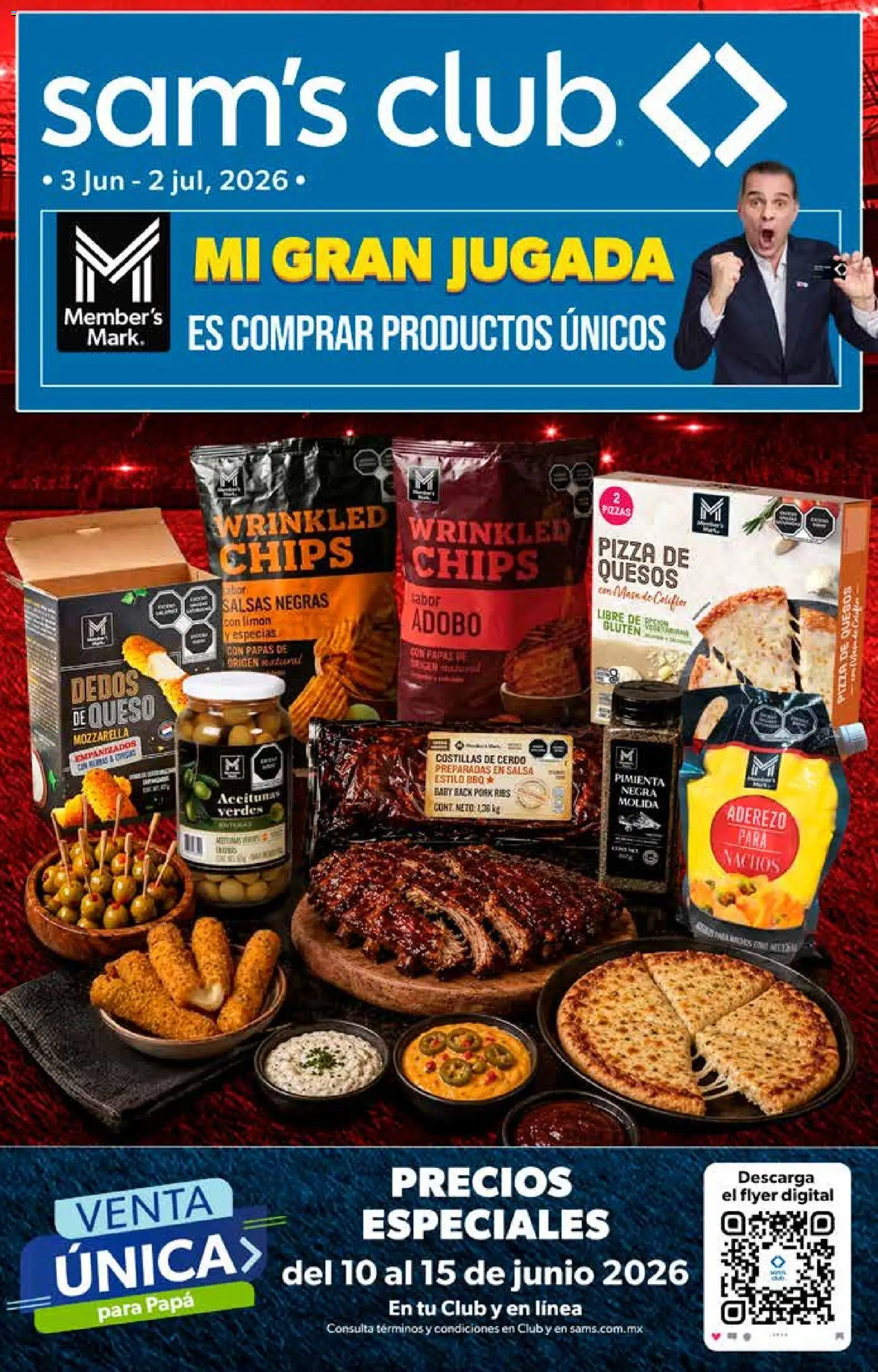 Vista previa las ofertas de la tienda Sam's Club - Sam's Club catálogo Mi gran jugada. Es comprar productos únicos desde el 03/06/2026 