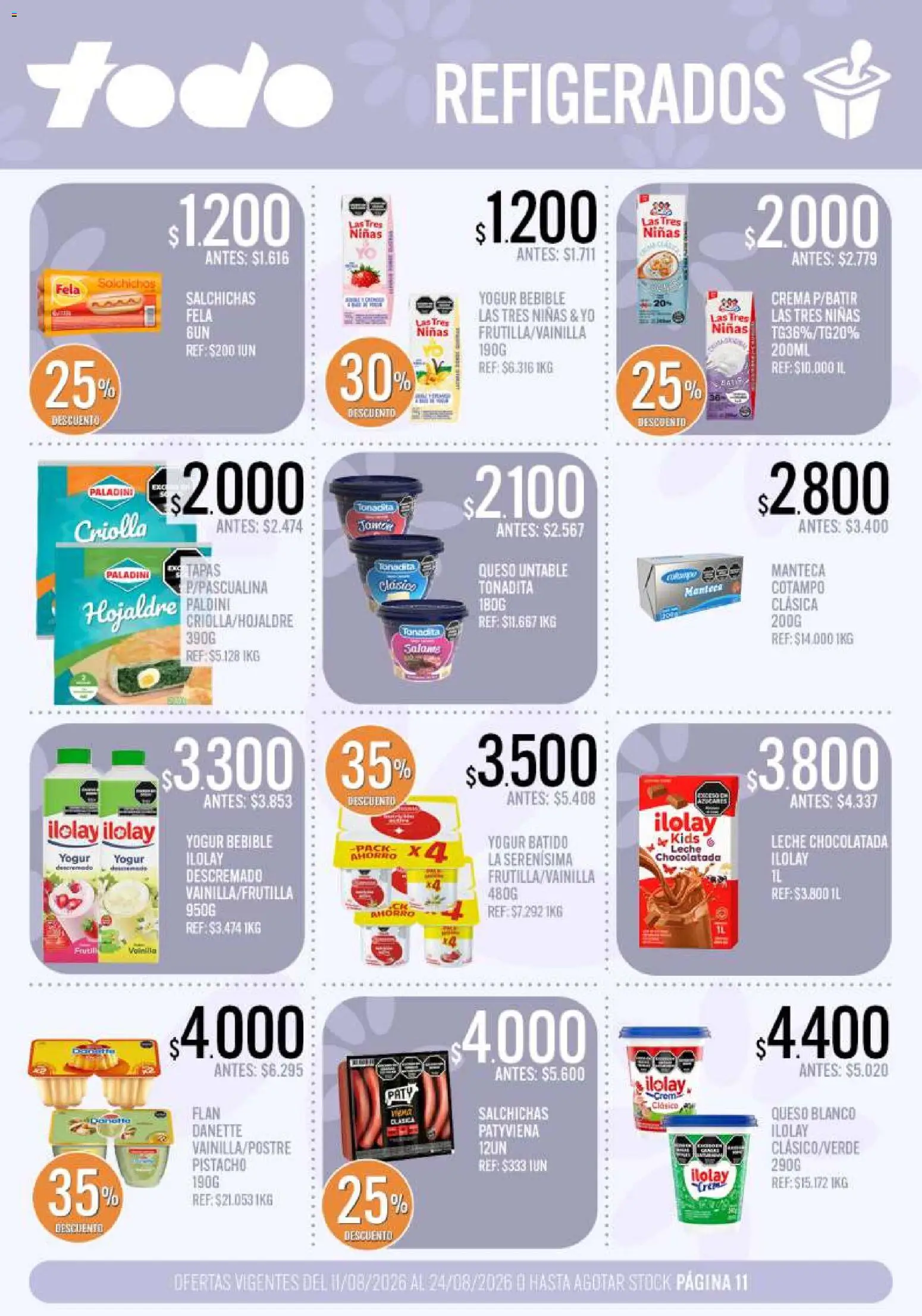 Vista previa del folleto de la tienda Supermercados TODO válido desde el 11/08/2026 